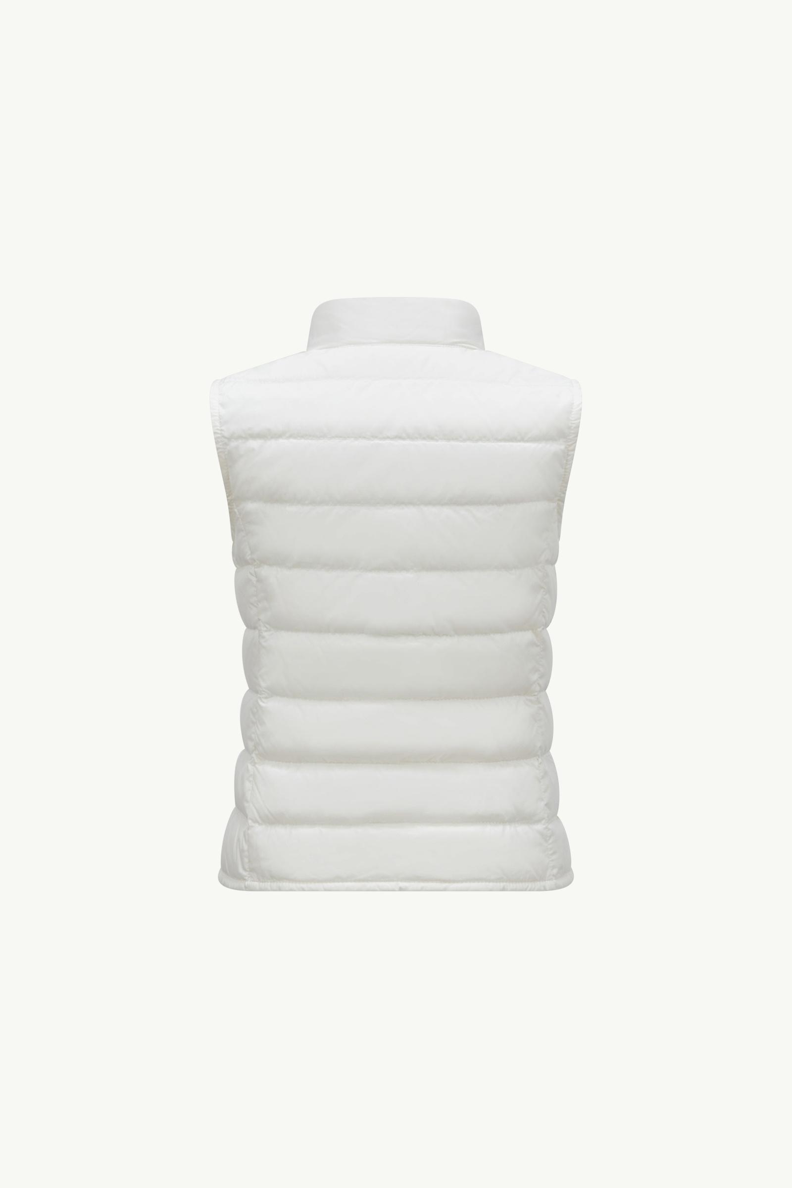 White Liane Down Vest - test for test | Moncler US