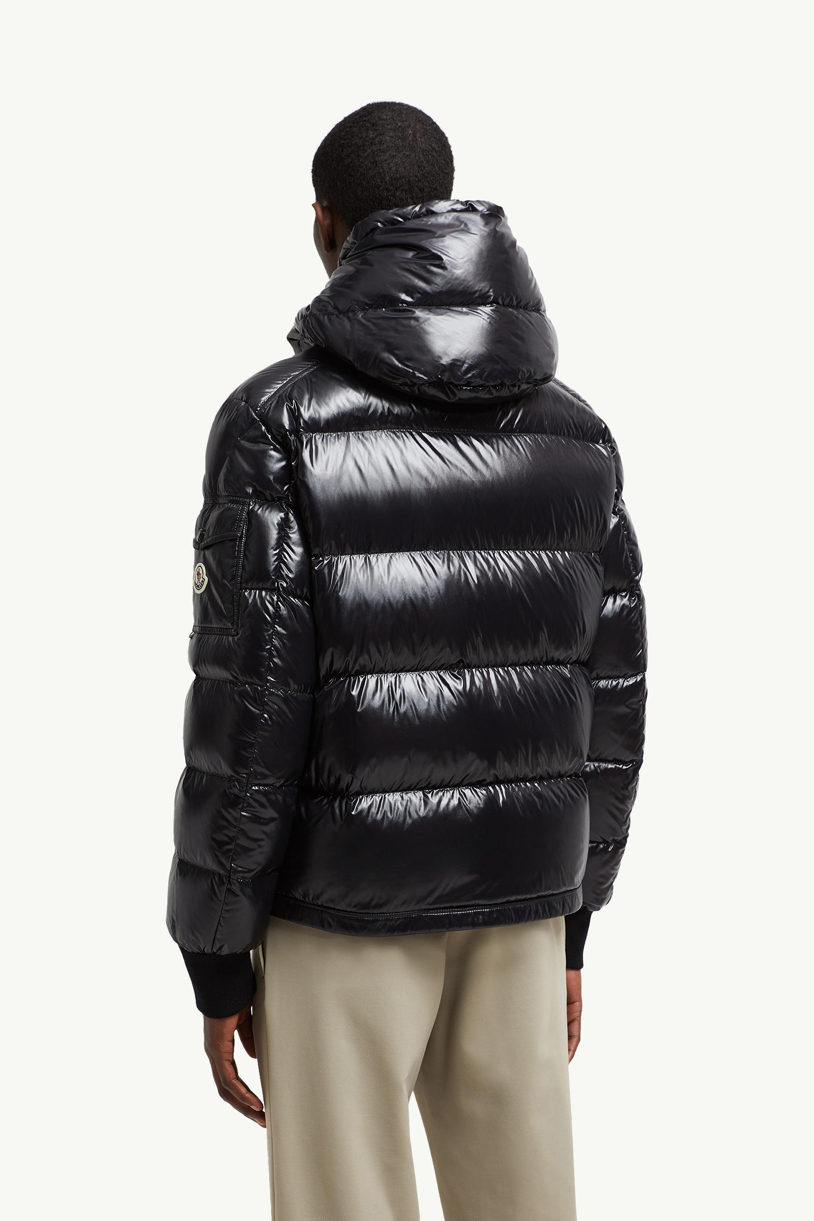 Maljasset连帽短款羽绒夹克外套 男士 黑色 Moncler 4