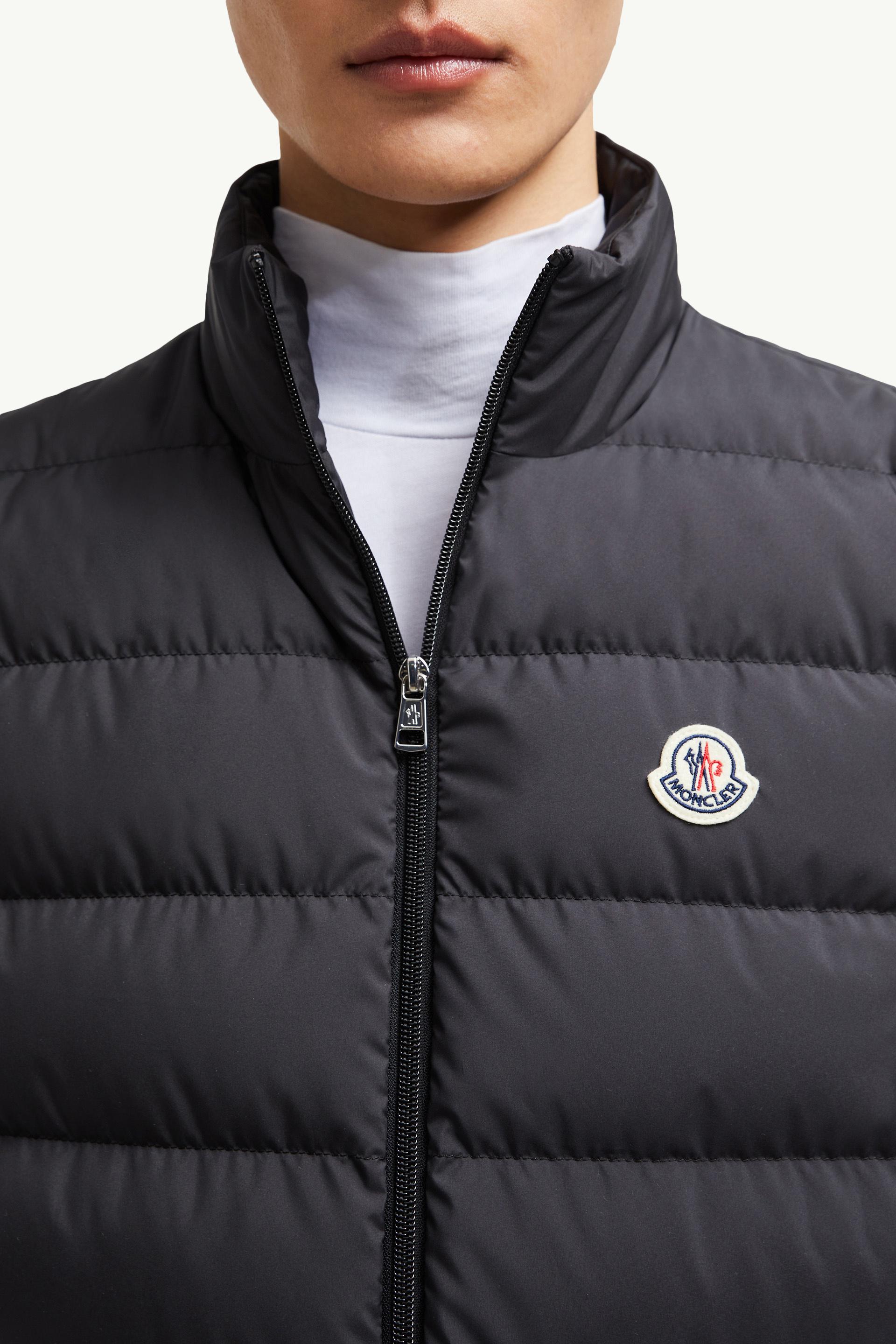 Black Contrin Down Gilet - Vests for Men | Moncler GB
