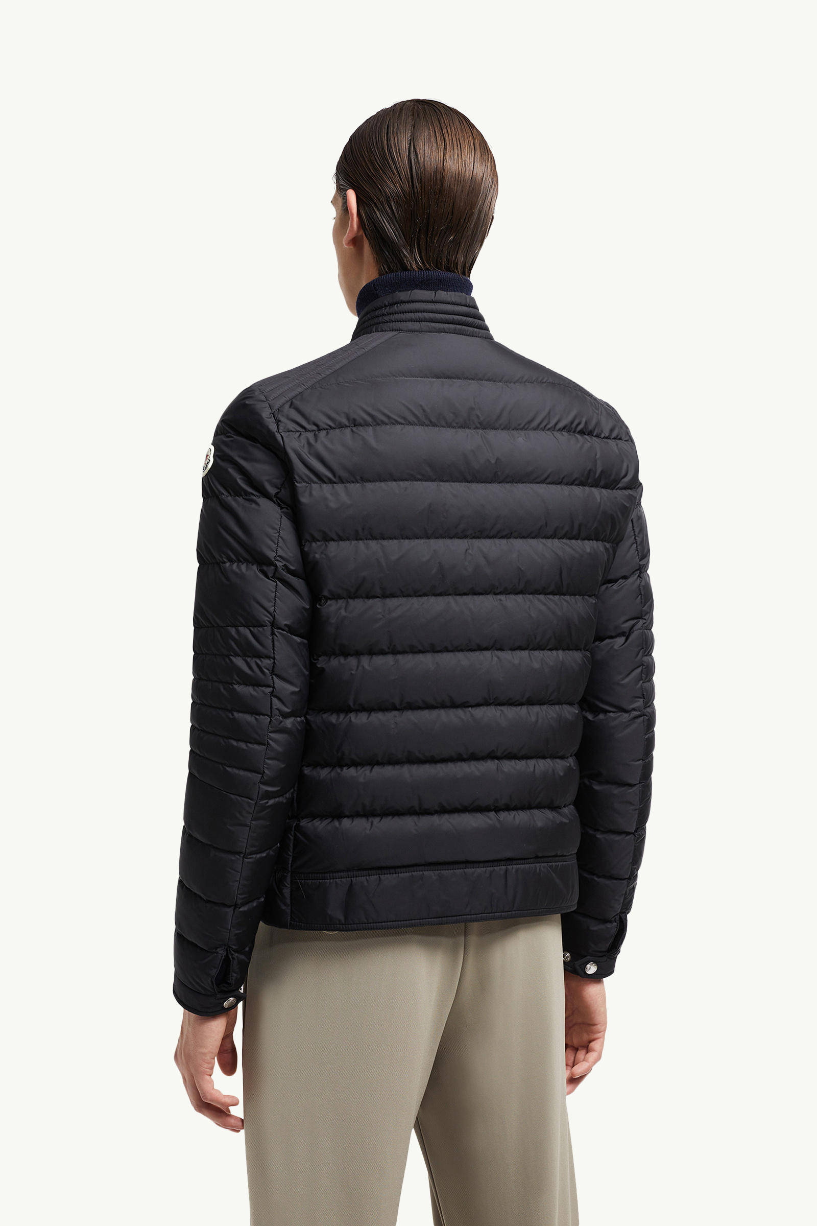 Amiot Biker-Daunenjacke Herren Schwarz Moncler 4