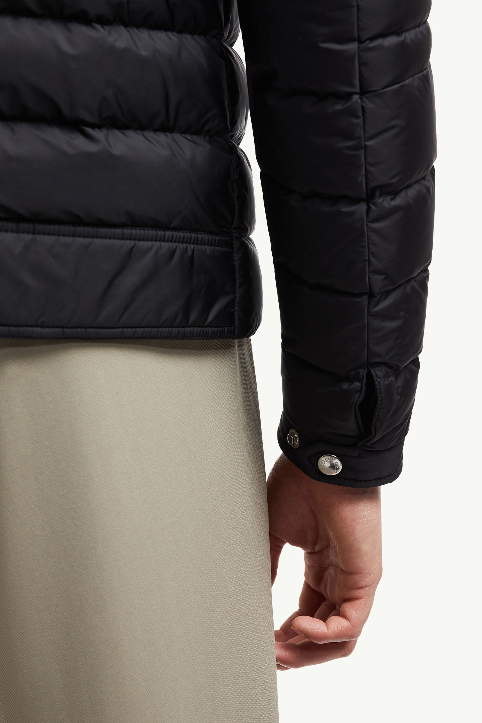 Amiot Biker-Daunenjacke Herren Schwarz Moncler 5