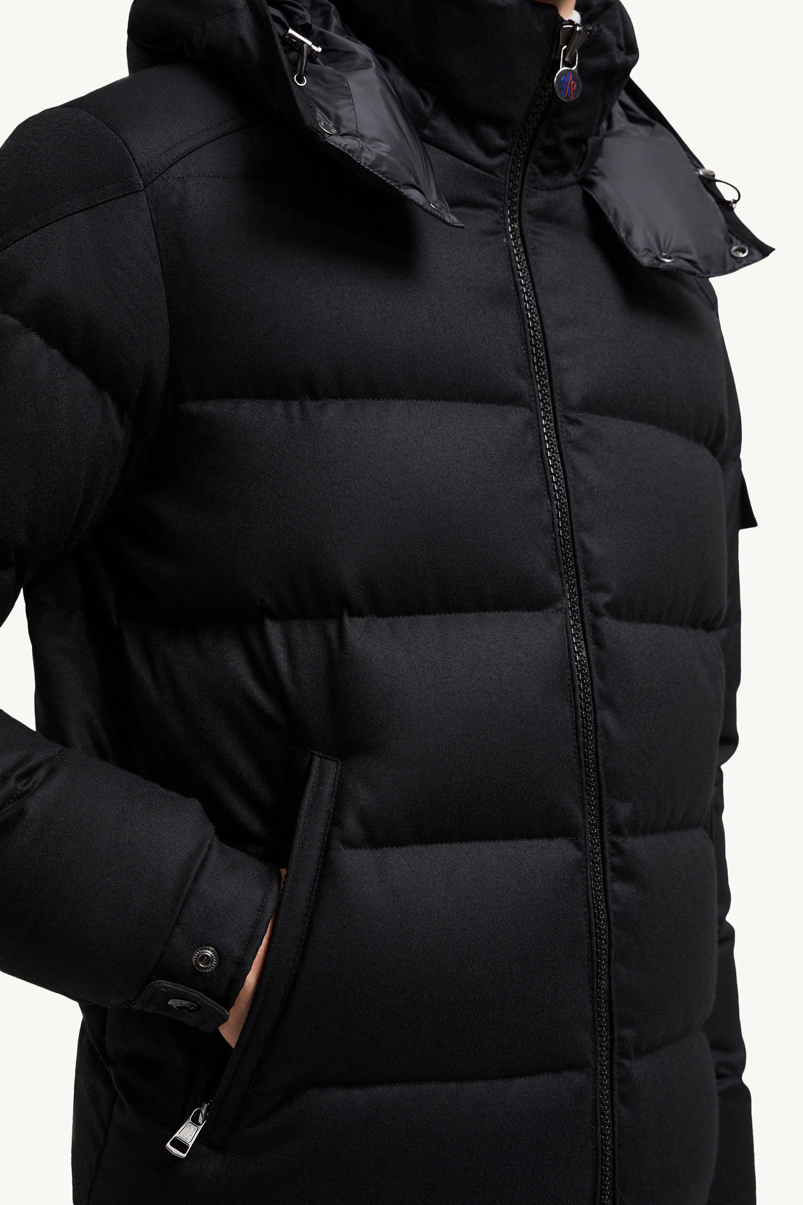 Piumino corto Montgenevre con cappuccio Uomo Nero Moncler 5