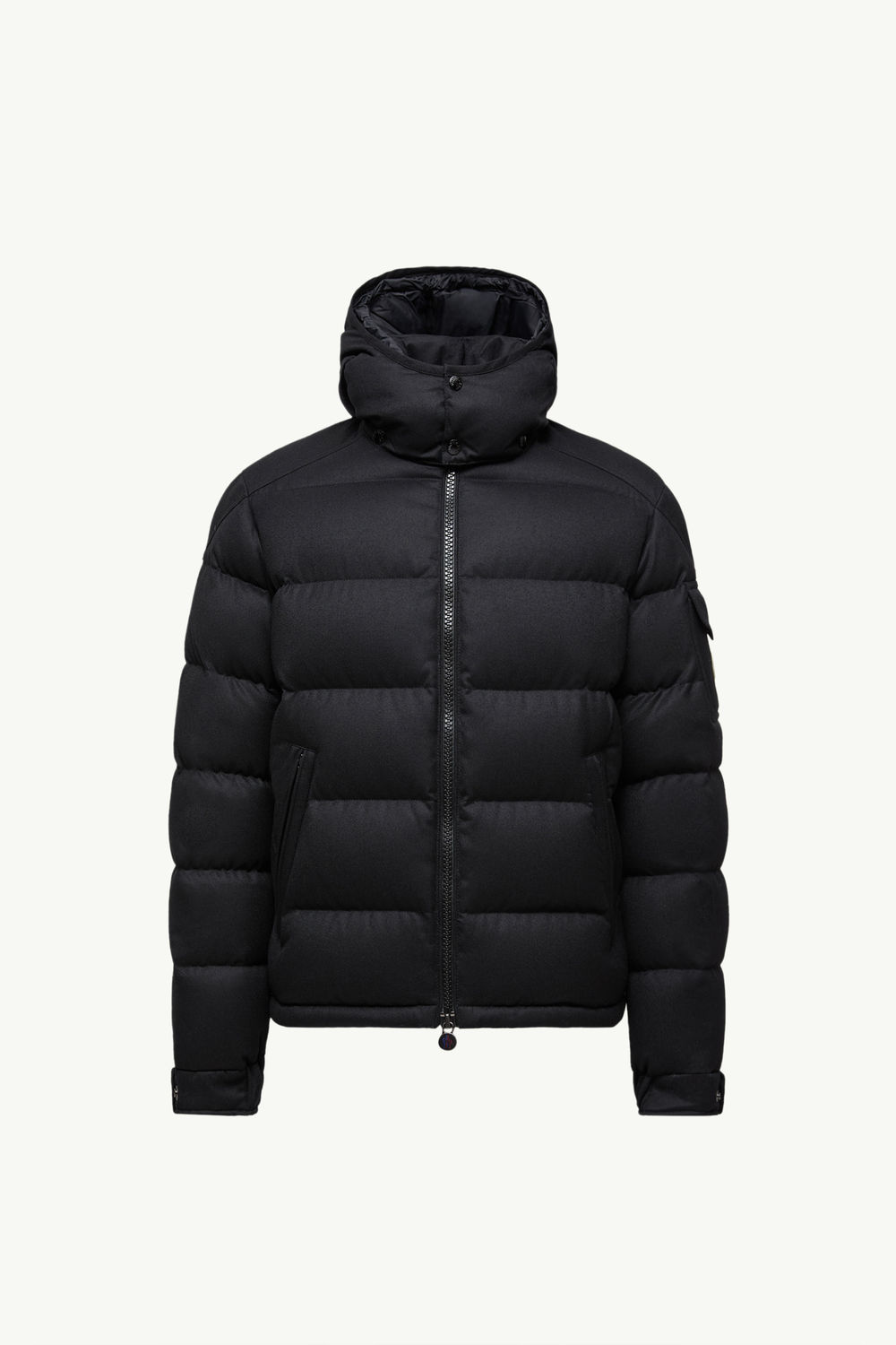 Montgenevre Hooded Short Down Jacket Men Black Moncler 2