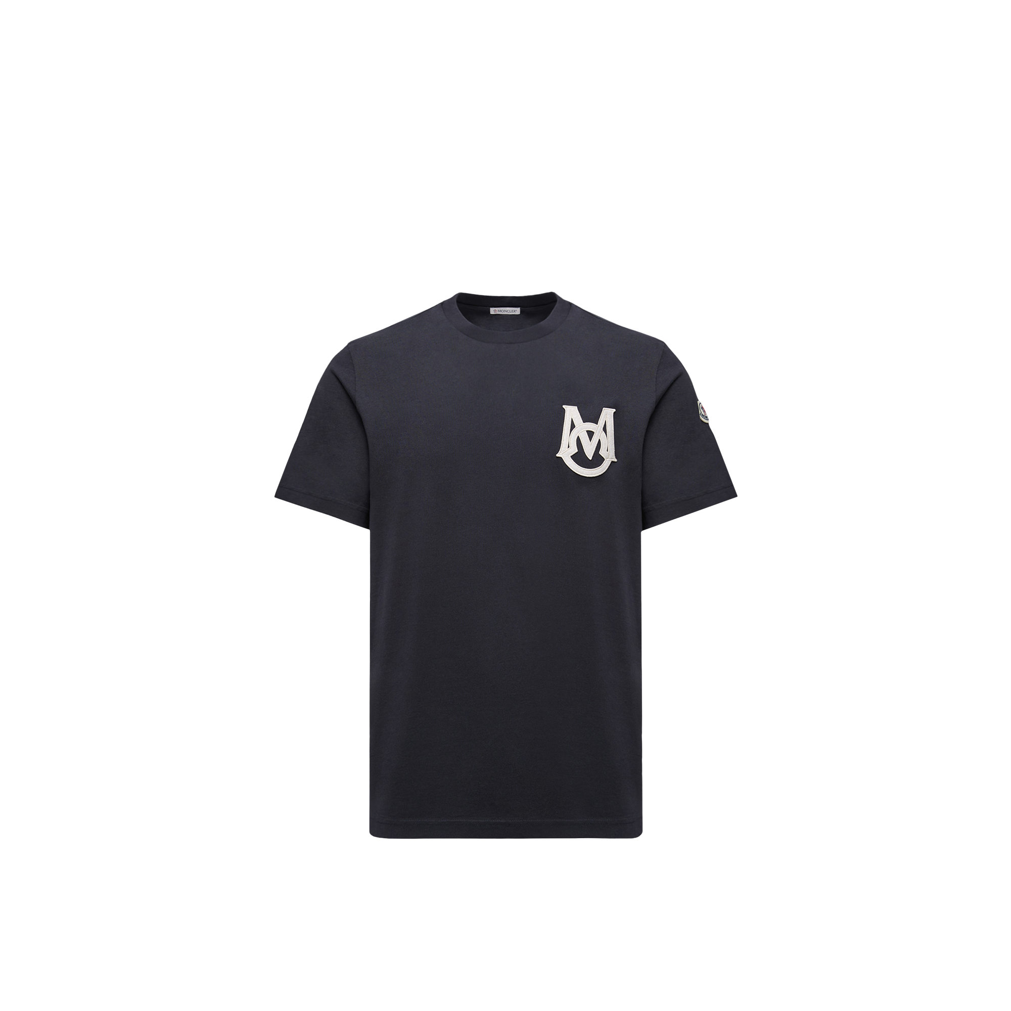 Moncler Collection - Men's T-Shirt - Cotton - Blue - XL