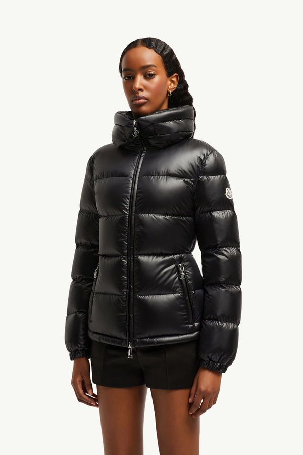 Piumino corto Douro con cappuccio Donna Nero Moncler 3