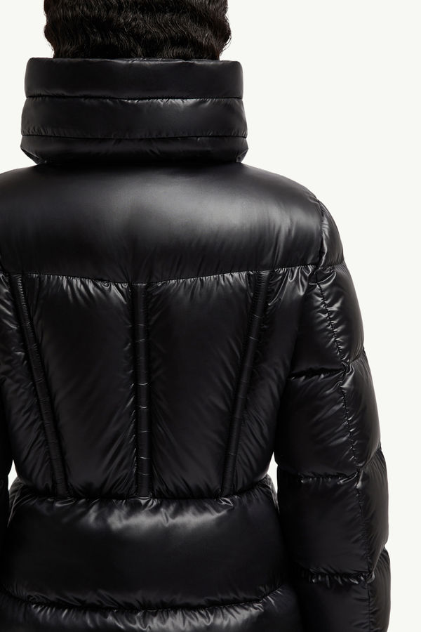 Piumino corto Douro con cappuccio Donna Nero Moncler 7