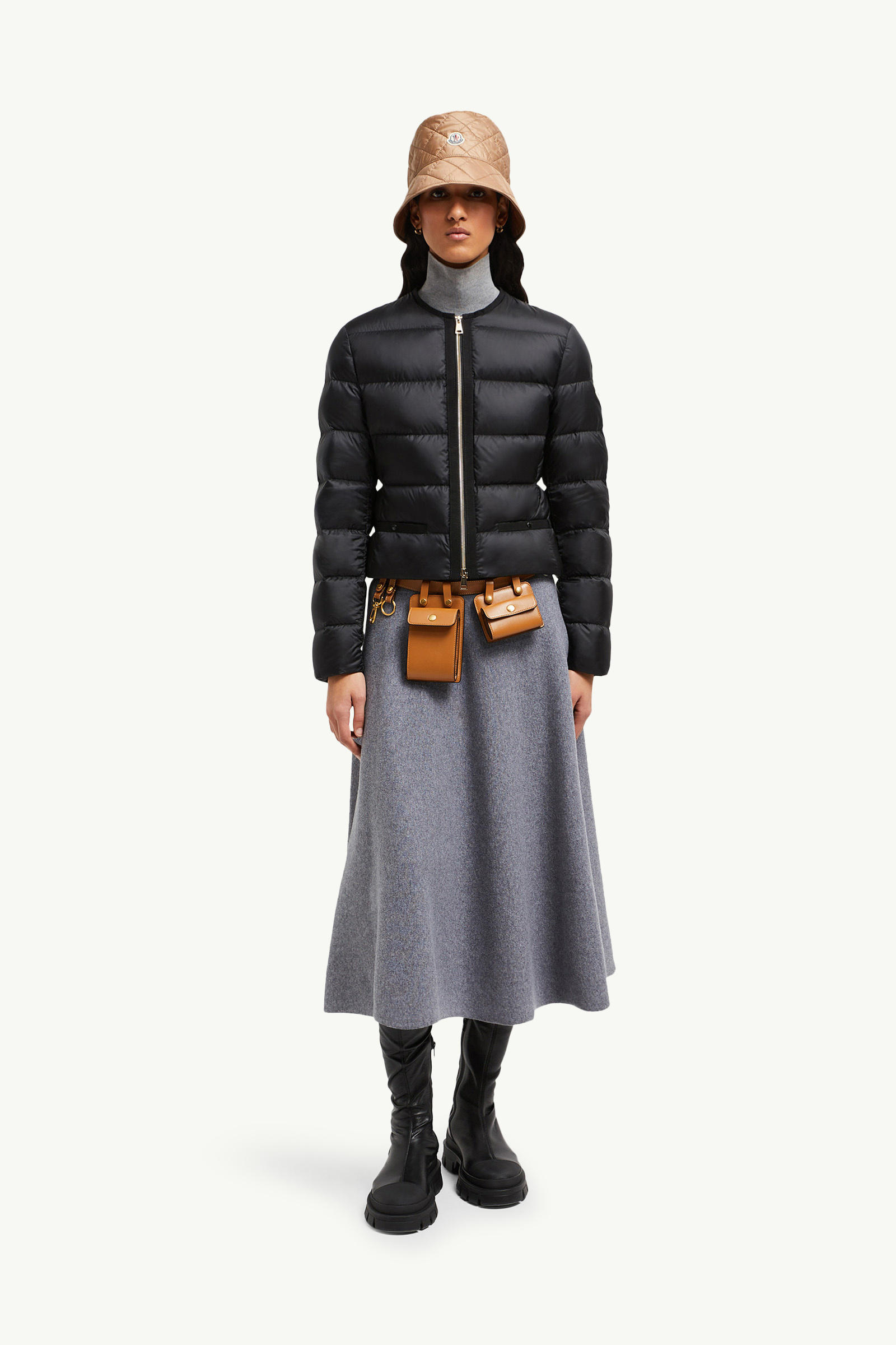 Laurine Short Down Jacket Women Black Moncler 0