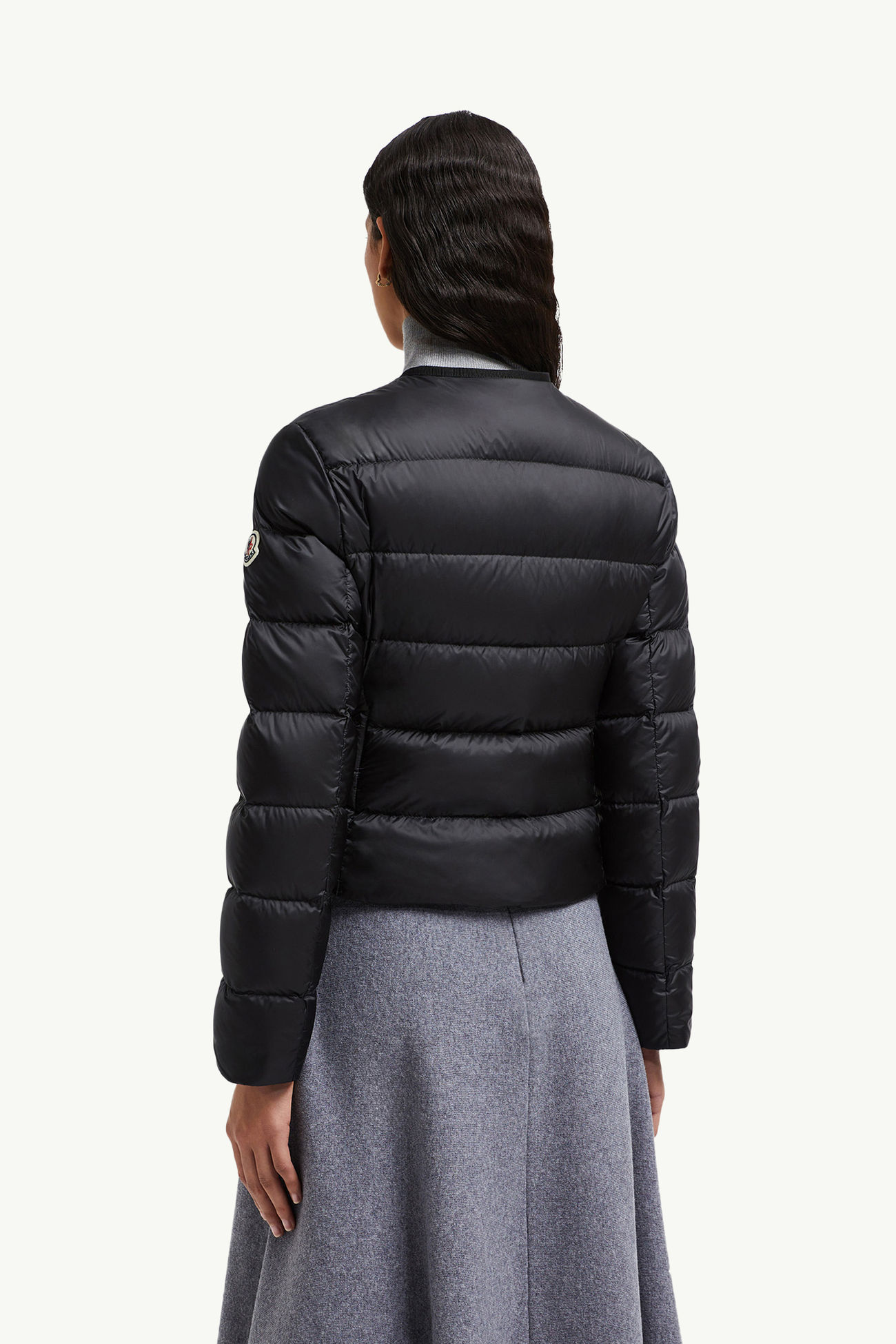 Piumino corto Laurine Donna Nero Moncler 4