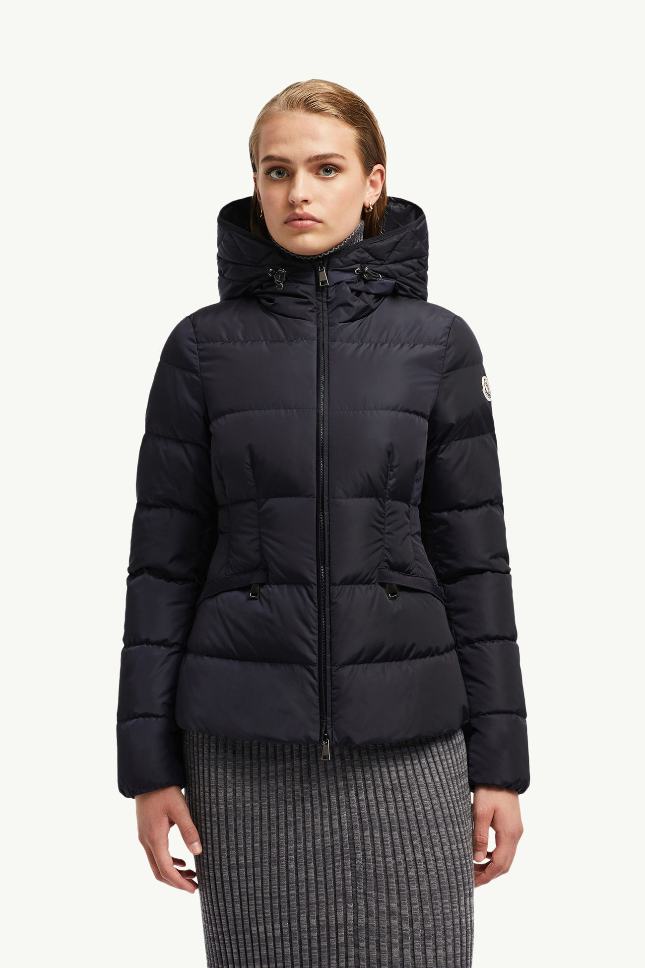 Doudoune courte à capuche Avoce Femmes Bleu Nuit Moncler 3