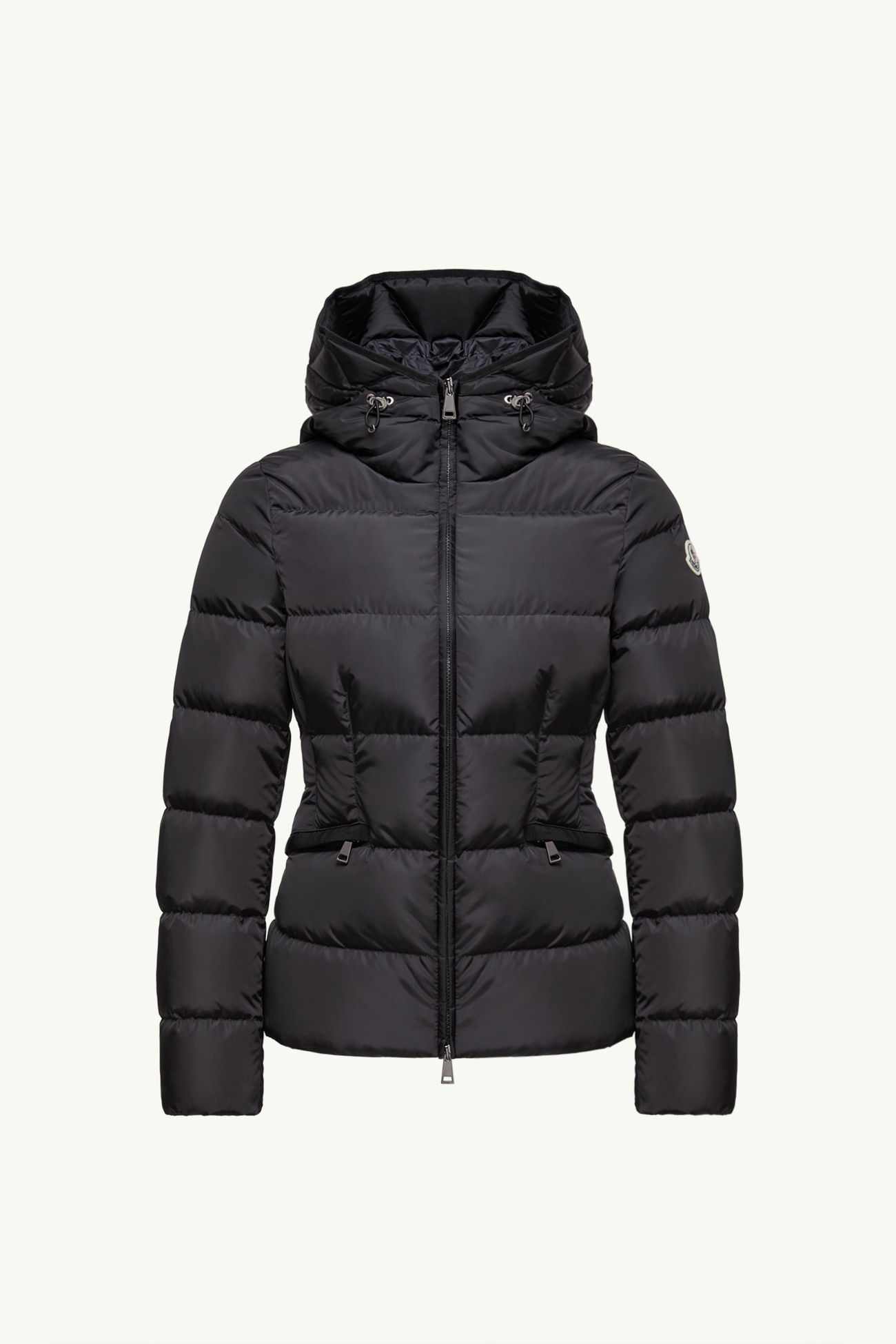 Avoce Hooded Short Down Jacket Women Black Moncler 2