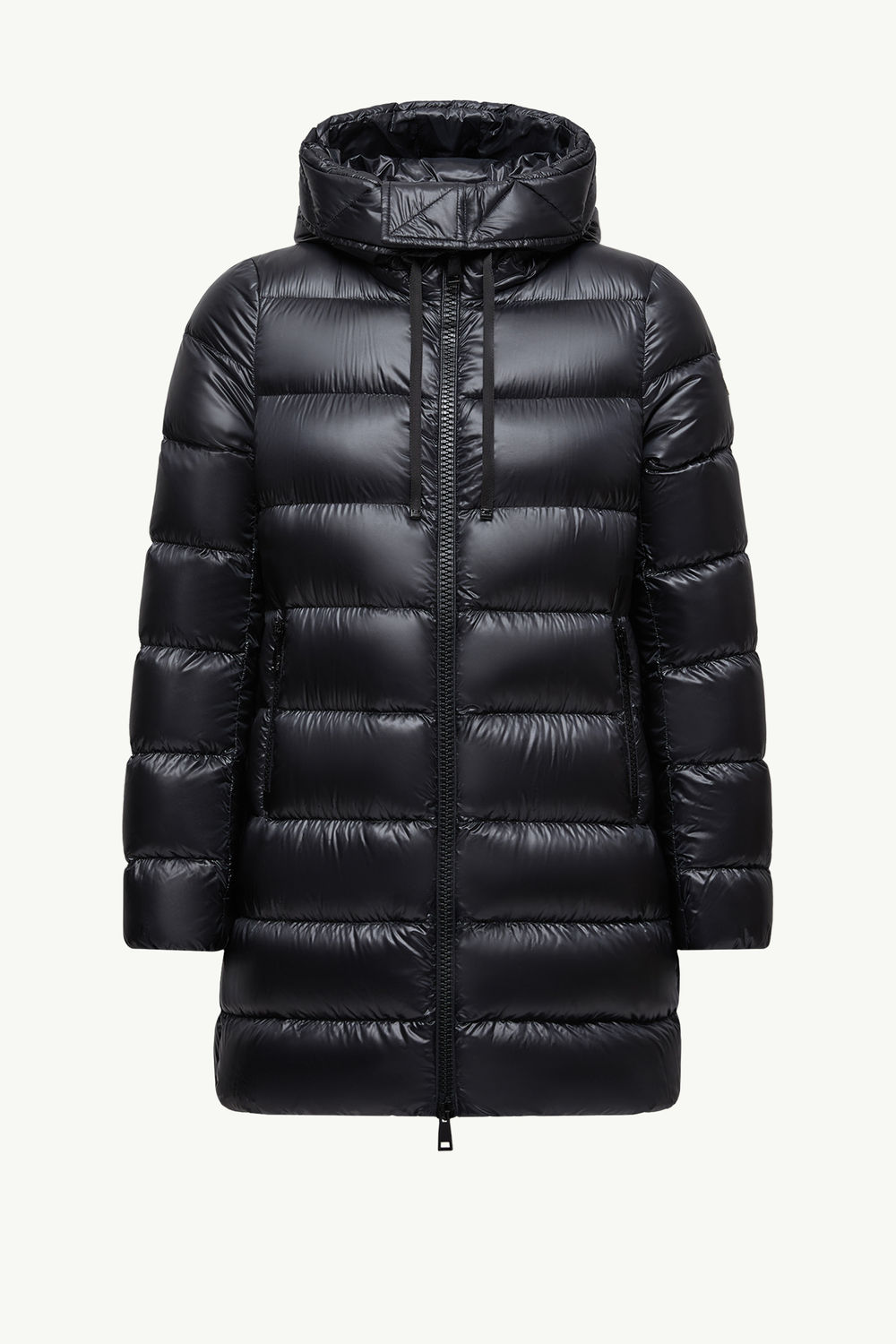 Doudoune mi-longue à capuche Suyen Femmes Noir Moncler 2