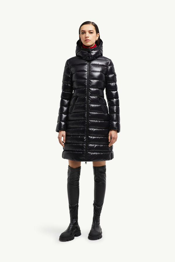 Moka Long Down Jacket Men Black Moncler 0