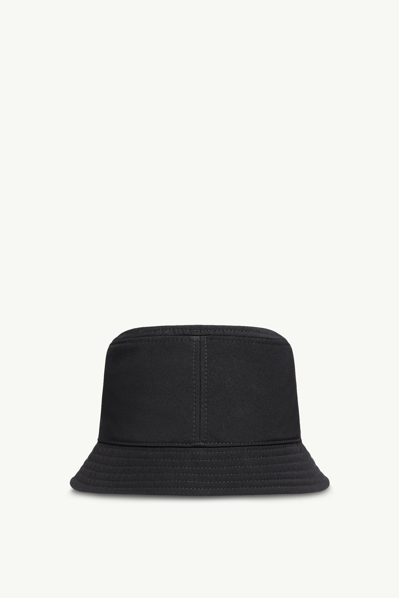 【送料&関税込】Moncler Bucket Cotton Blend Hat Black Cotton Blend Bucket Hat - Hats & Beanies for Women