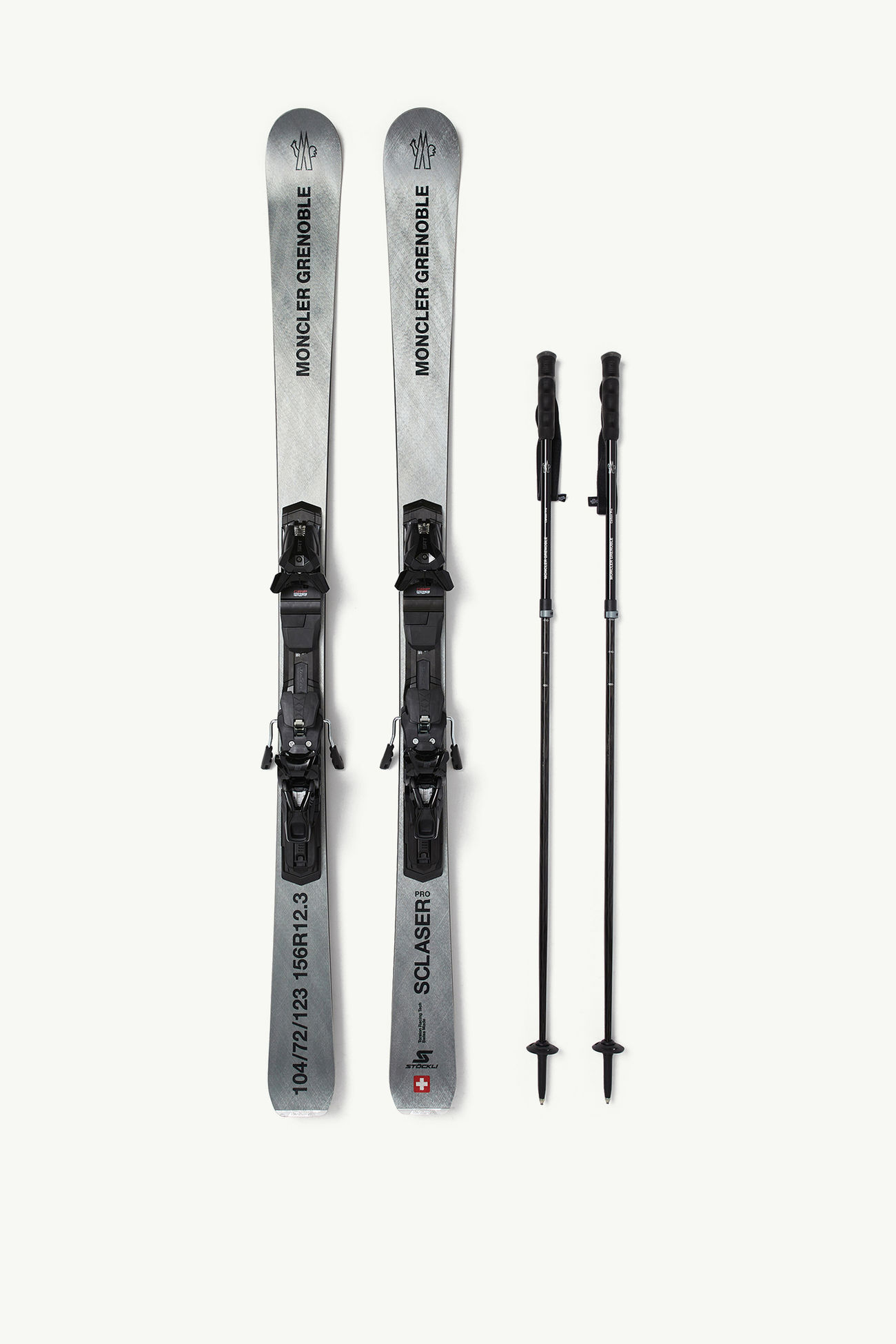 Skis Gender Neutral Silver Moncler 0