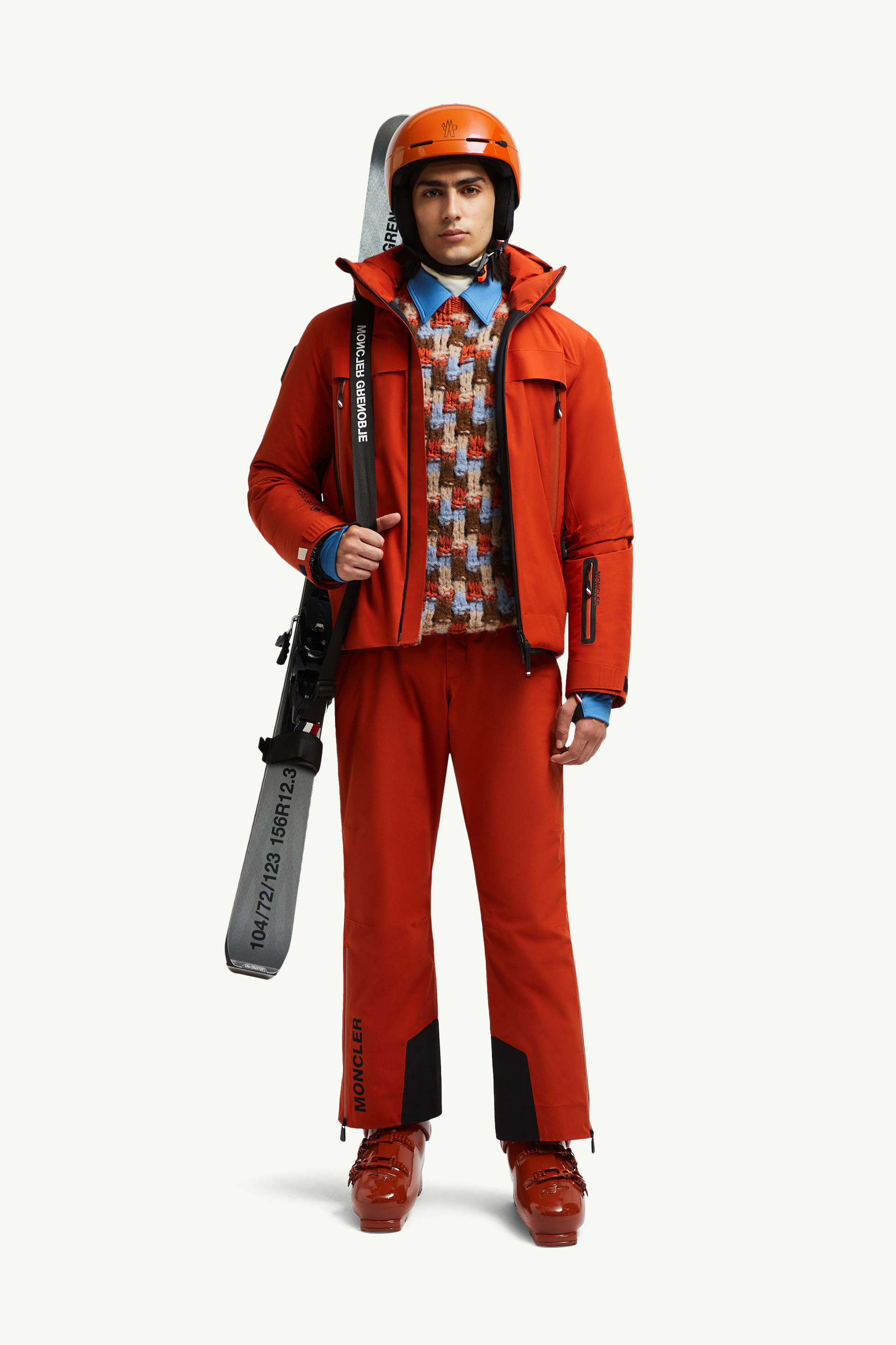 Balmhorn GORE-TEX Down Ski Jacket Men Bright Orange Moncler 0