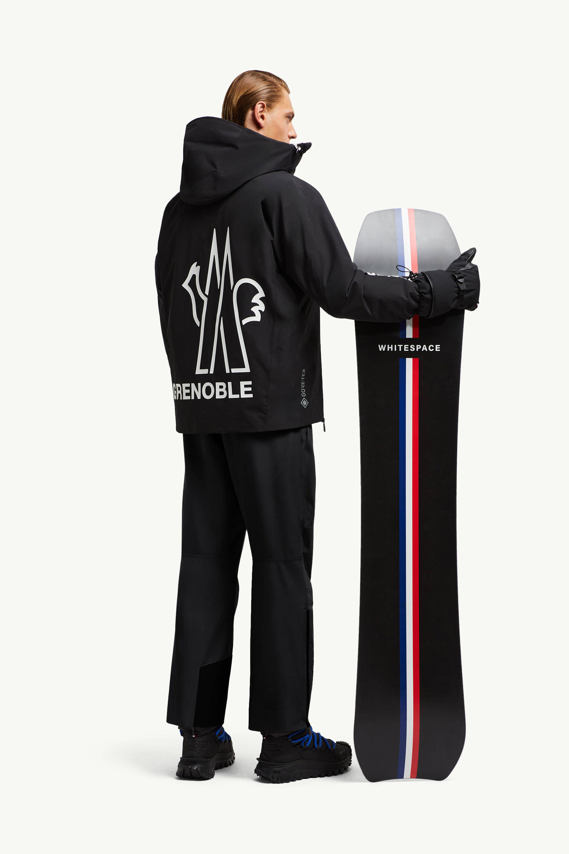 Staz GORE-TEX滑雪夹克外套 男士 黑色 Moncler 0