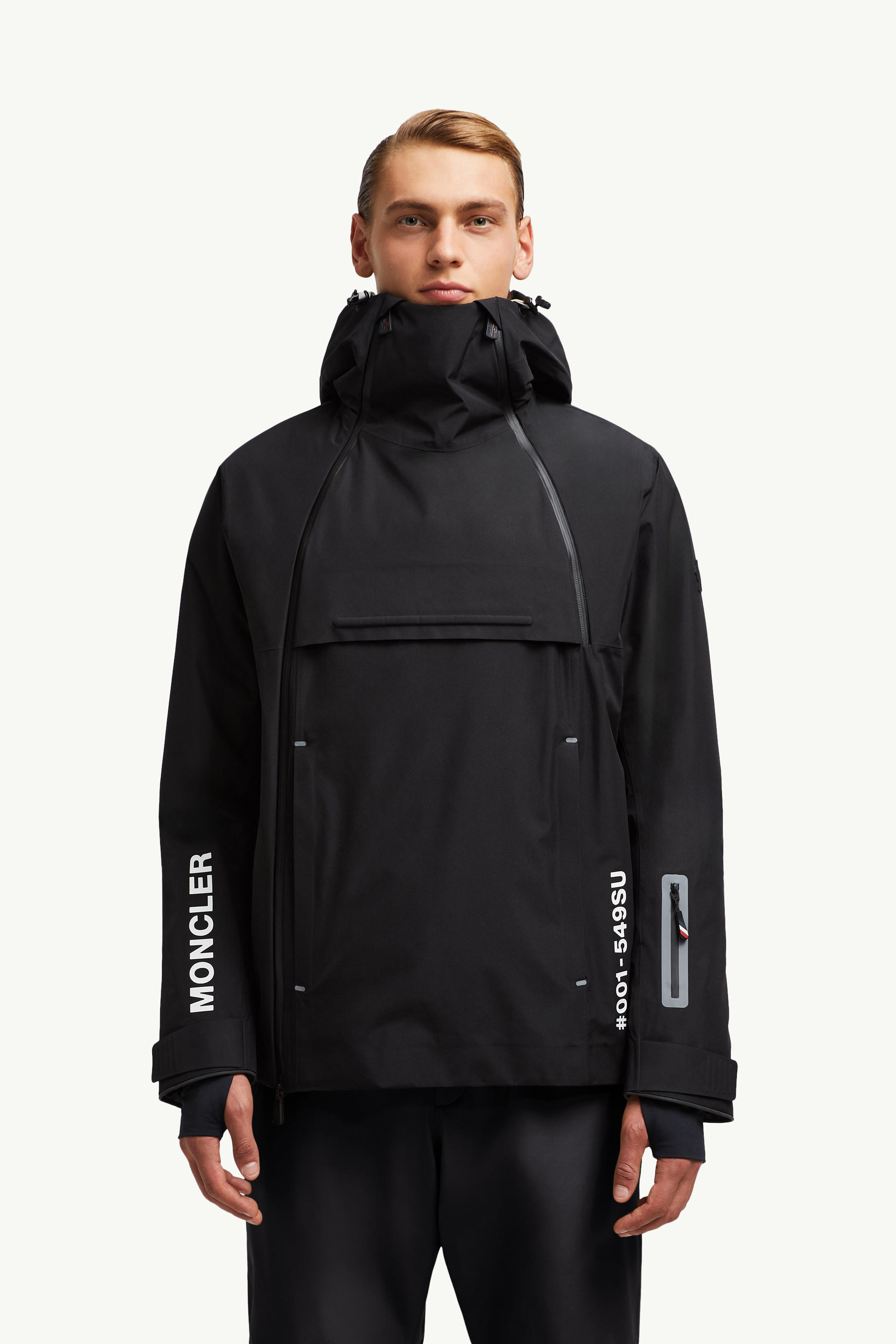 Staz GORE-TEX滑雪夹克外套 男士 黑色 Moncler 3