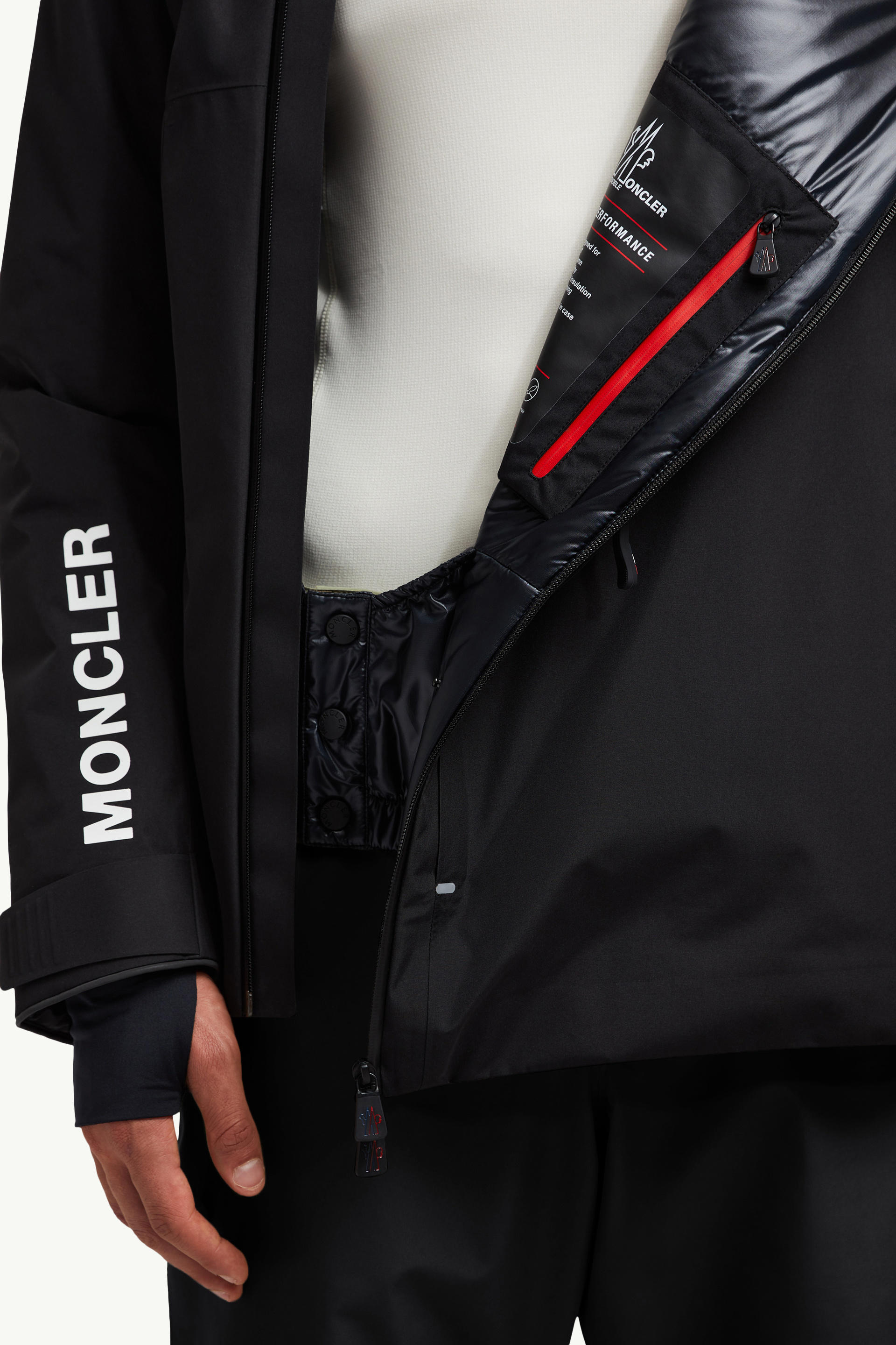 Staz GORE-TEX滑雪夹克外套 男士 黑色 Moncler 6
