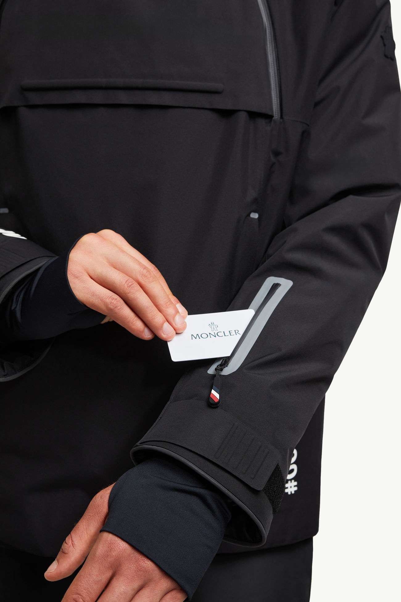 Stazスキージャケット メンズ ブラック Moncler 8