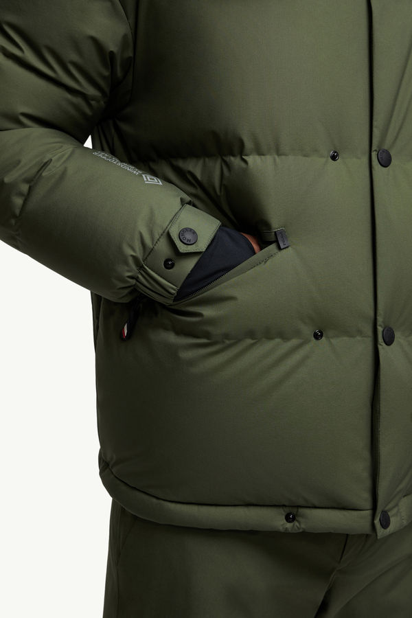 Coraia GORE-TEX Hooded Down Ski Jacket Men Dark Green Moncler 5