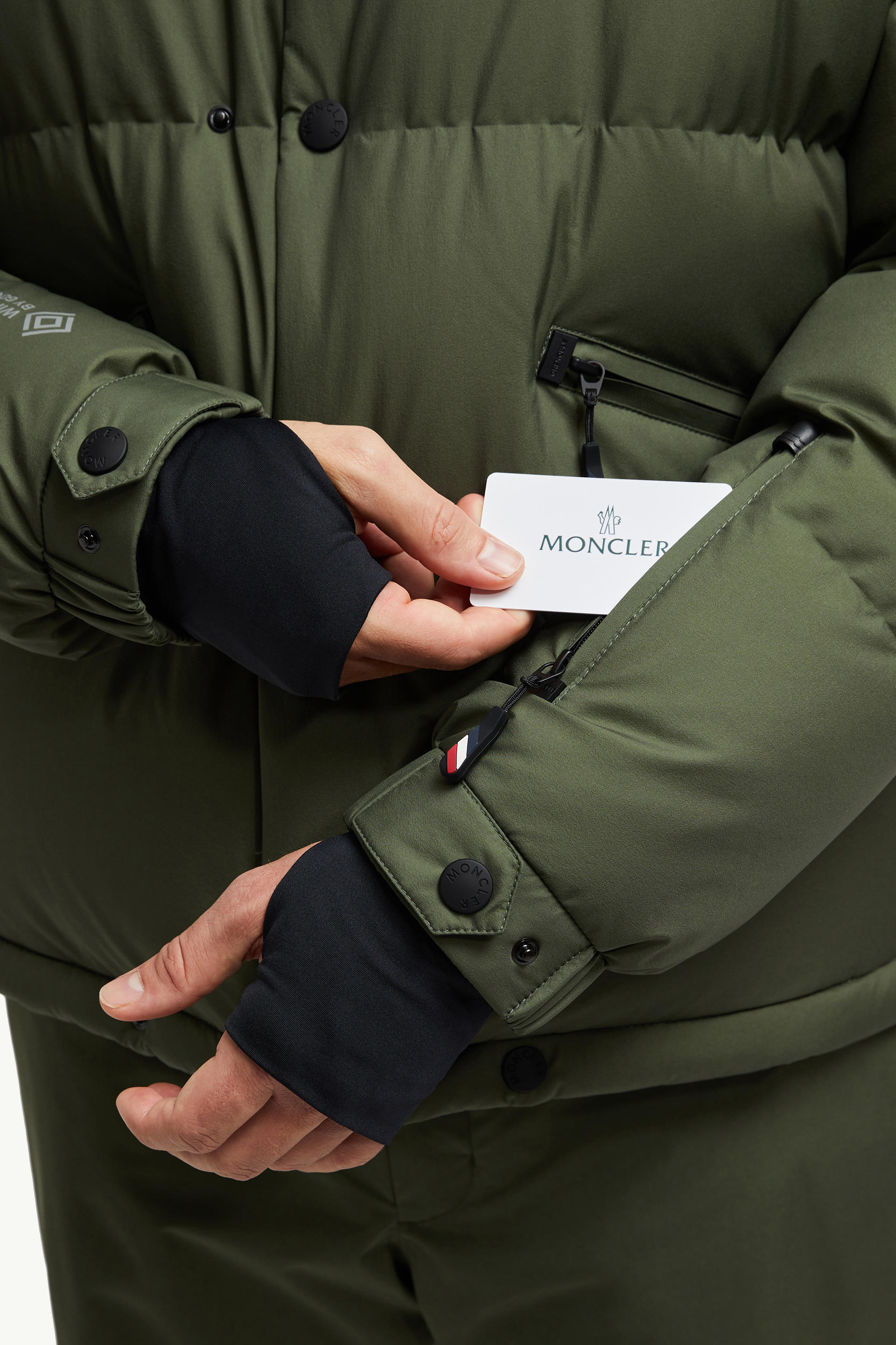 Coraia GORE-TEX Hooded Down Ski Jacket Men Dark Green Moncler 6