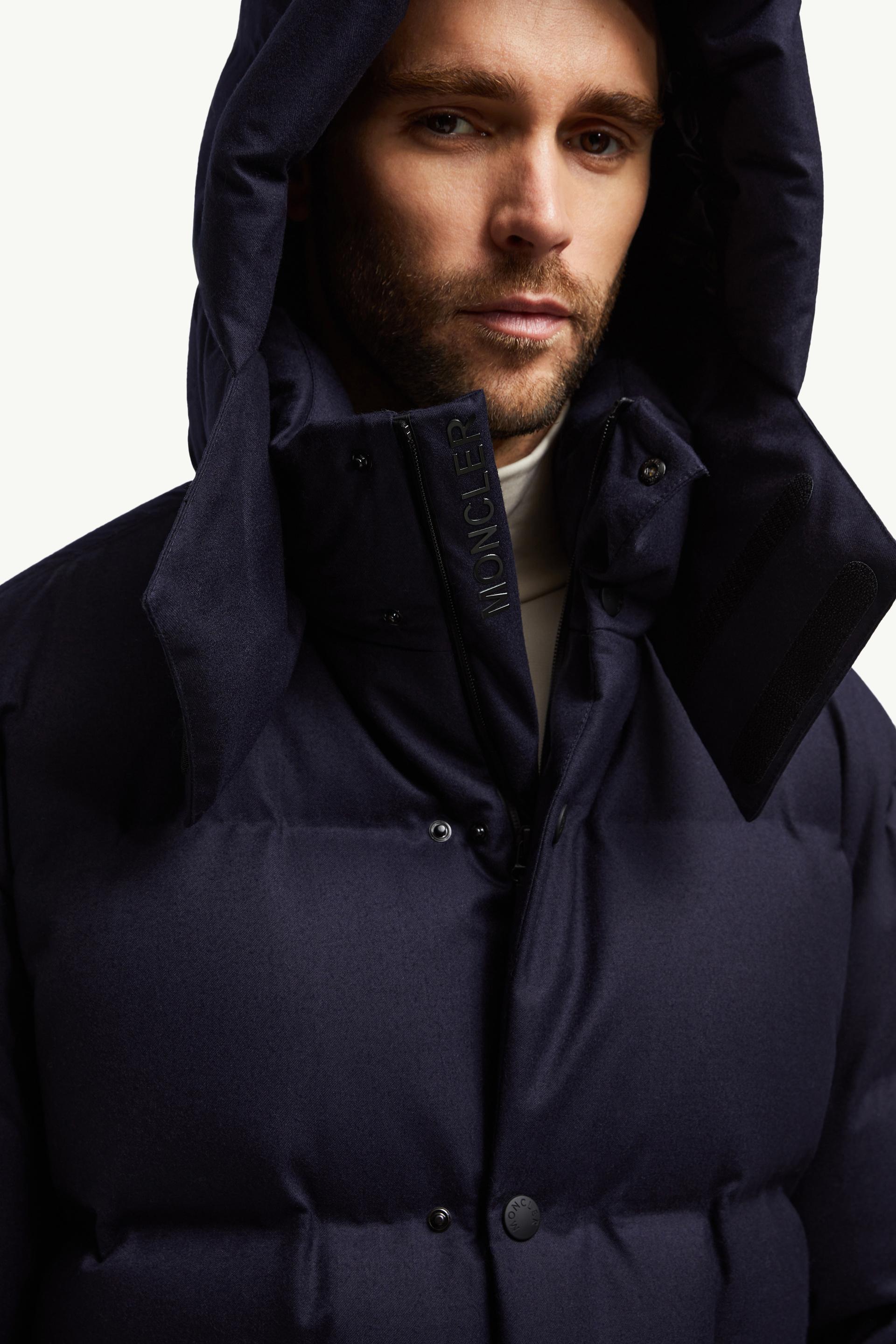 Krun Wool Down Ski Jacket Men Royal Blue Moncler 1