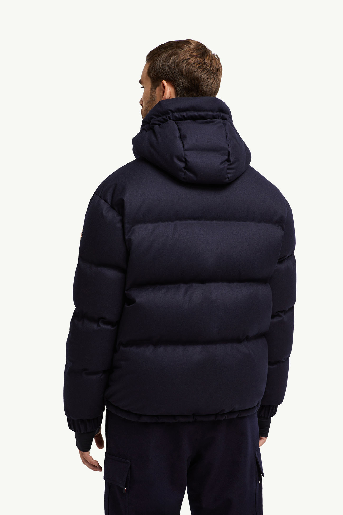 Chaqueta plumífero de esquí de lana Krun Hombre Azul Real Moncler 4
