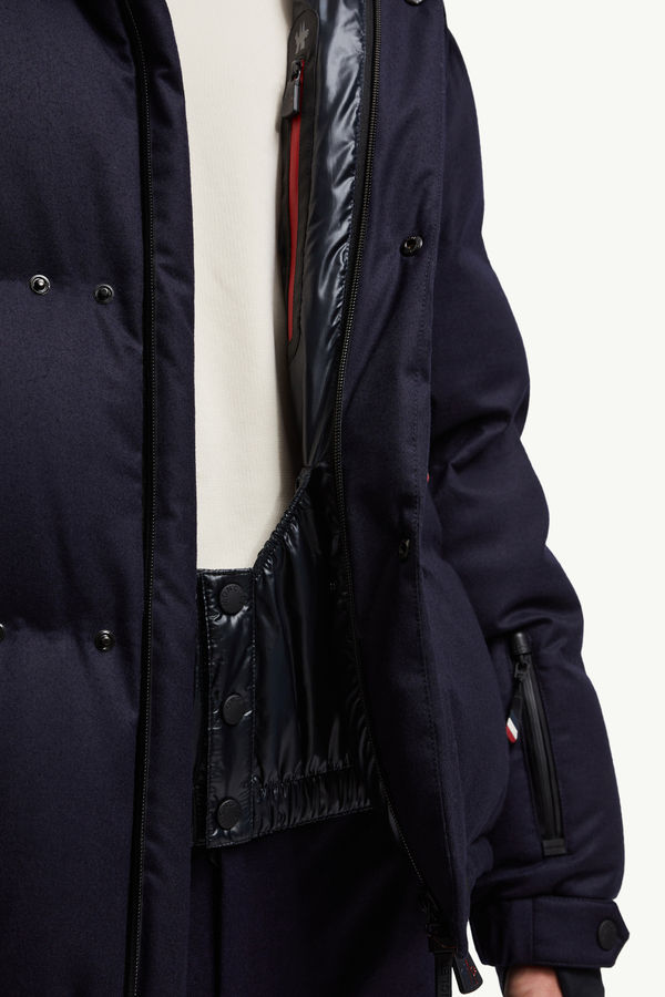 Krun Wool Down Ski Jacket Men Royal Blue Moncler 6