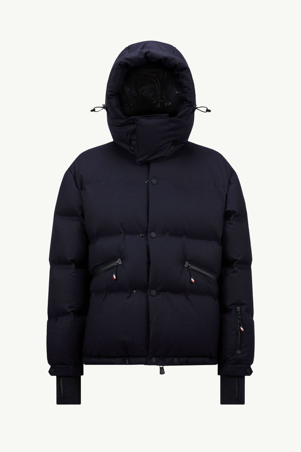 Krun Daunen-Skijacke aus Wolle Herren Royalblau Moncler 2