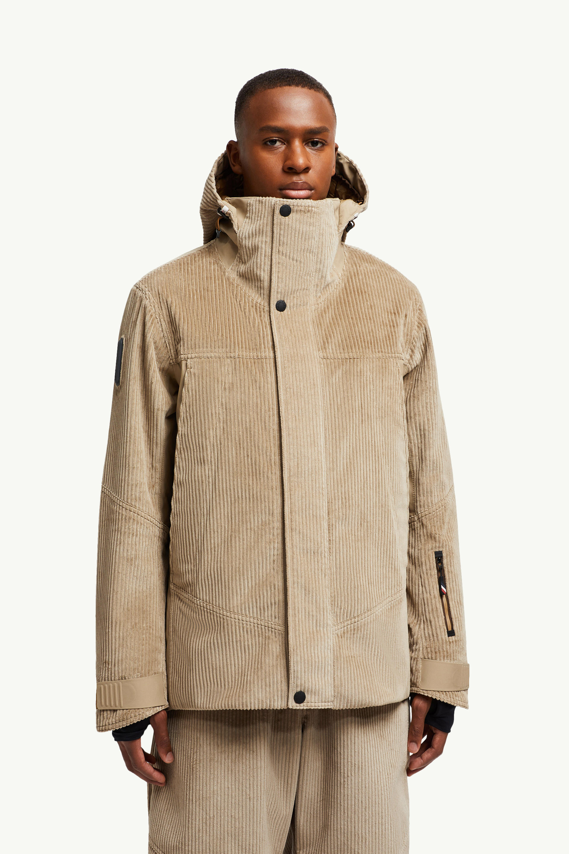 Ettal Down Ski Jacket Men Beige Moncler 3