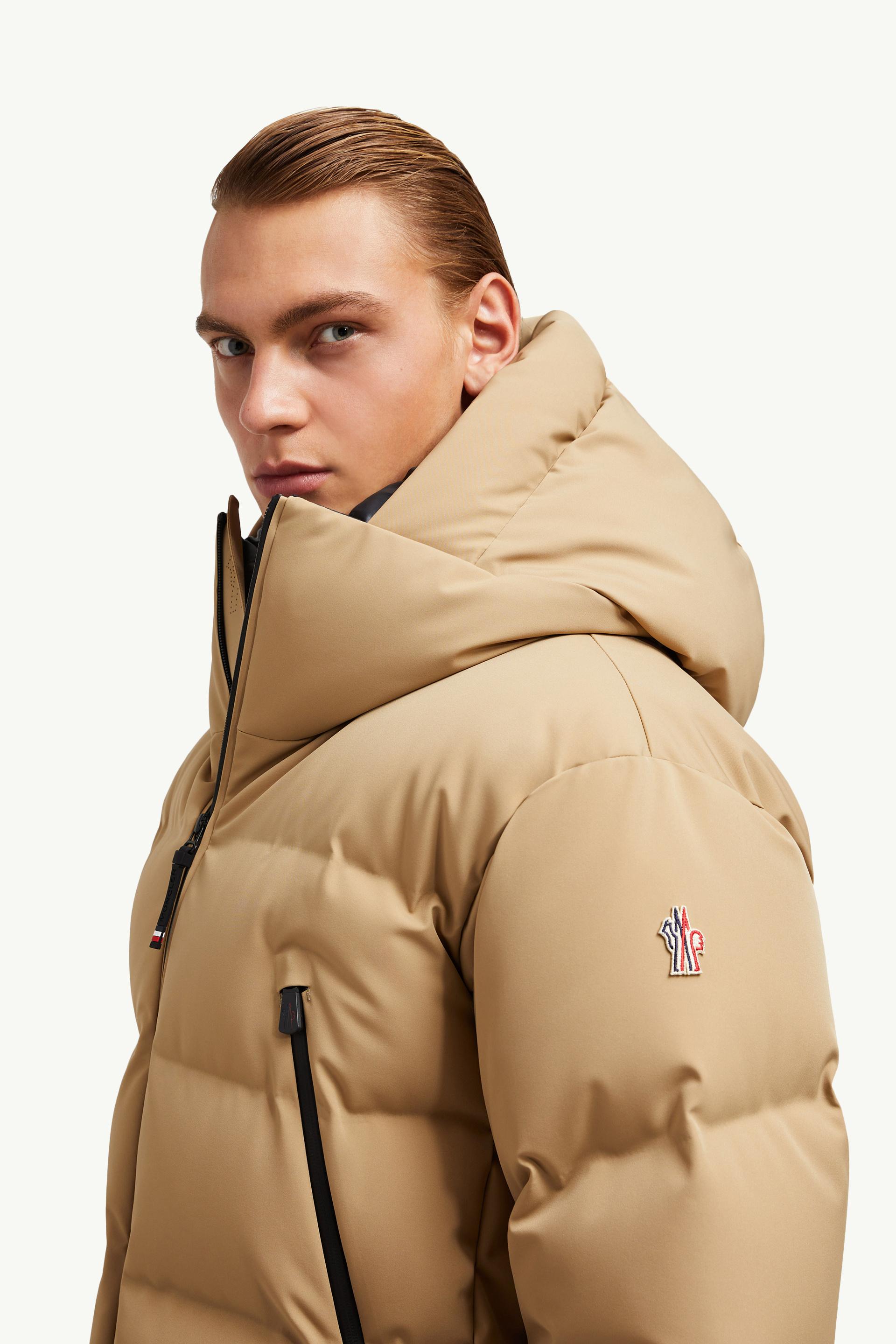 Fellberg Hooded Down Ski Jacket Men Beige Moncler 1