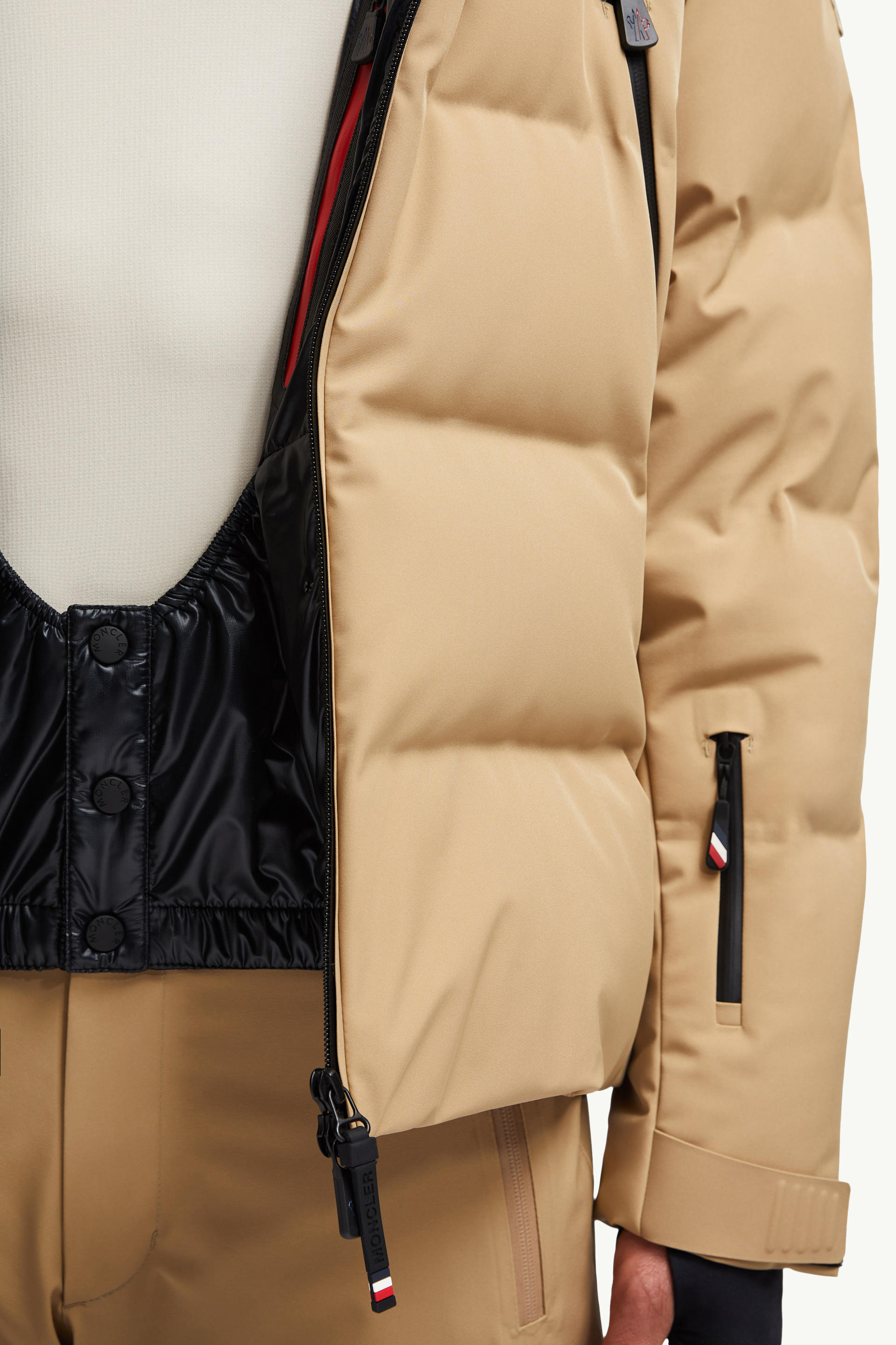 Fellberg Hooded Down Ski Jacket Men Beige Moncler 6