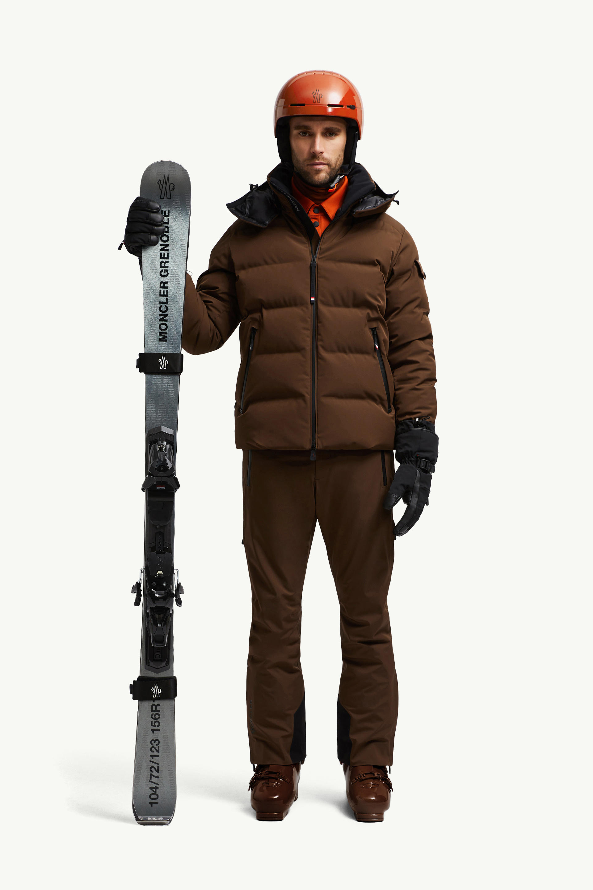 Montgetech Short Down Jacket Men Brown Moncler 0