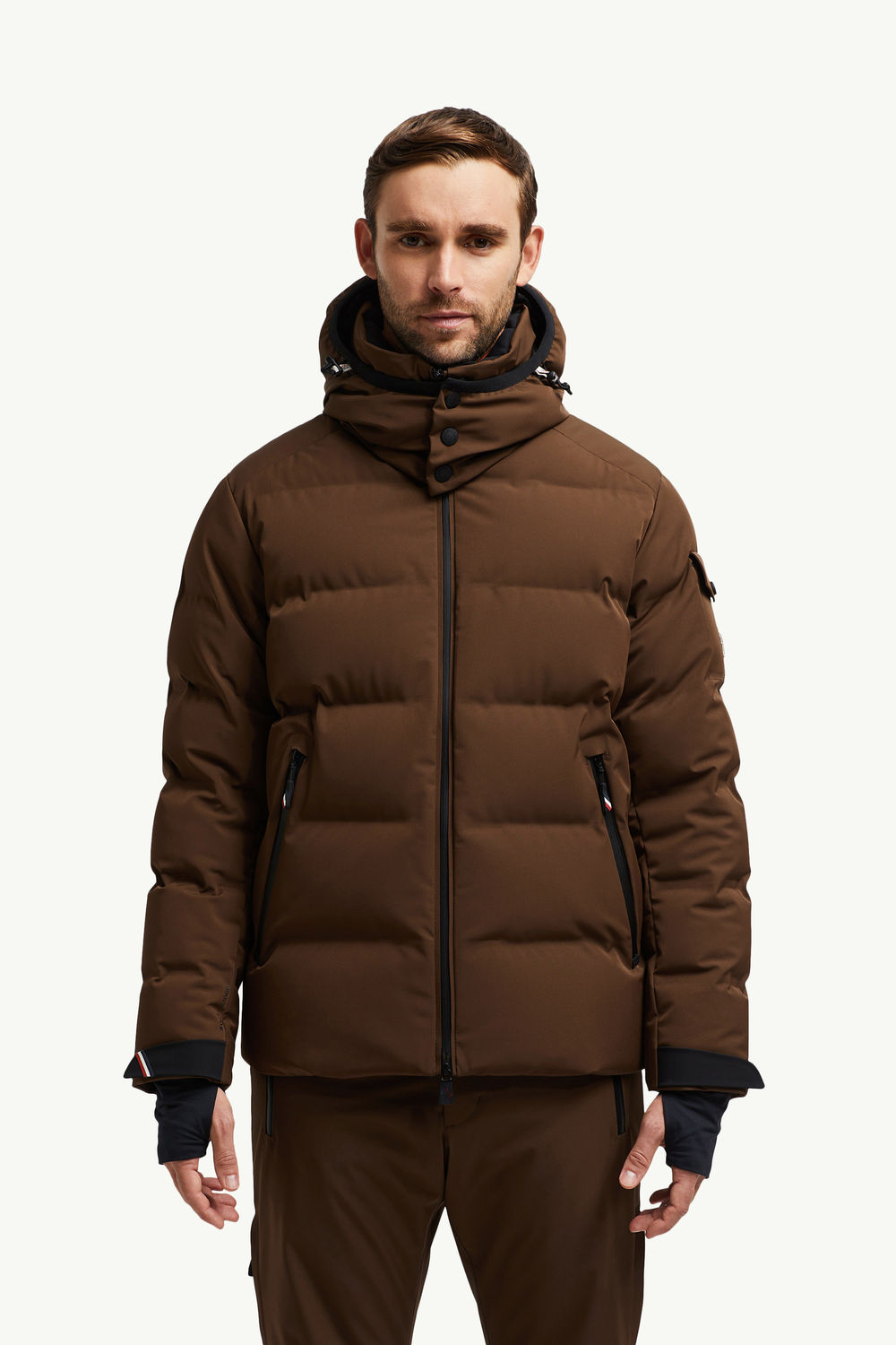 Montgetech Short Down Jacket Men Brown Moncler 3