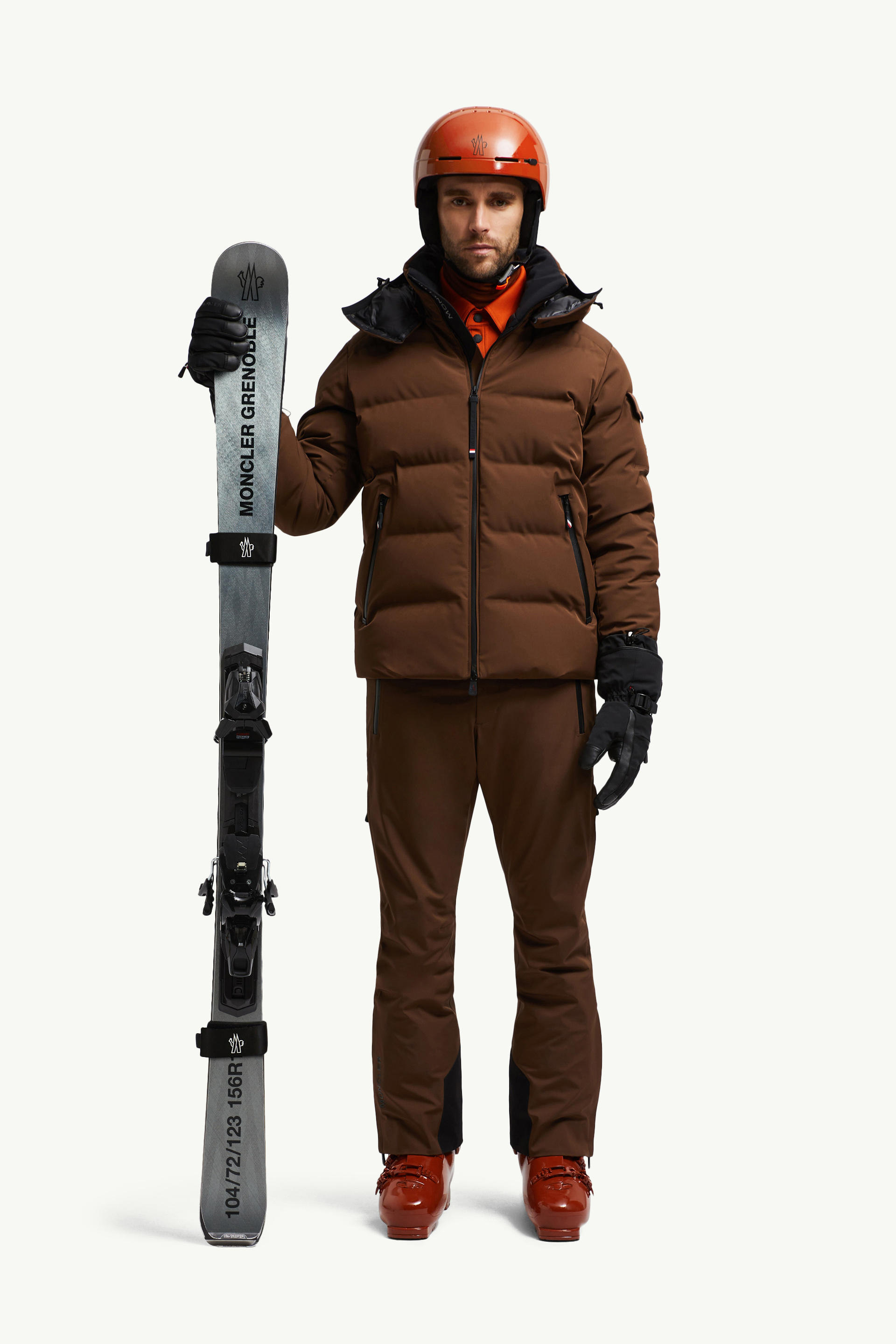 Plumífero corto Montgetech Hombre Marrón Moncler 0