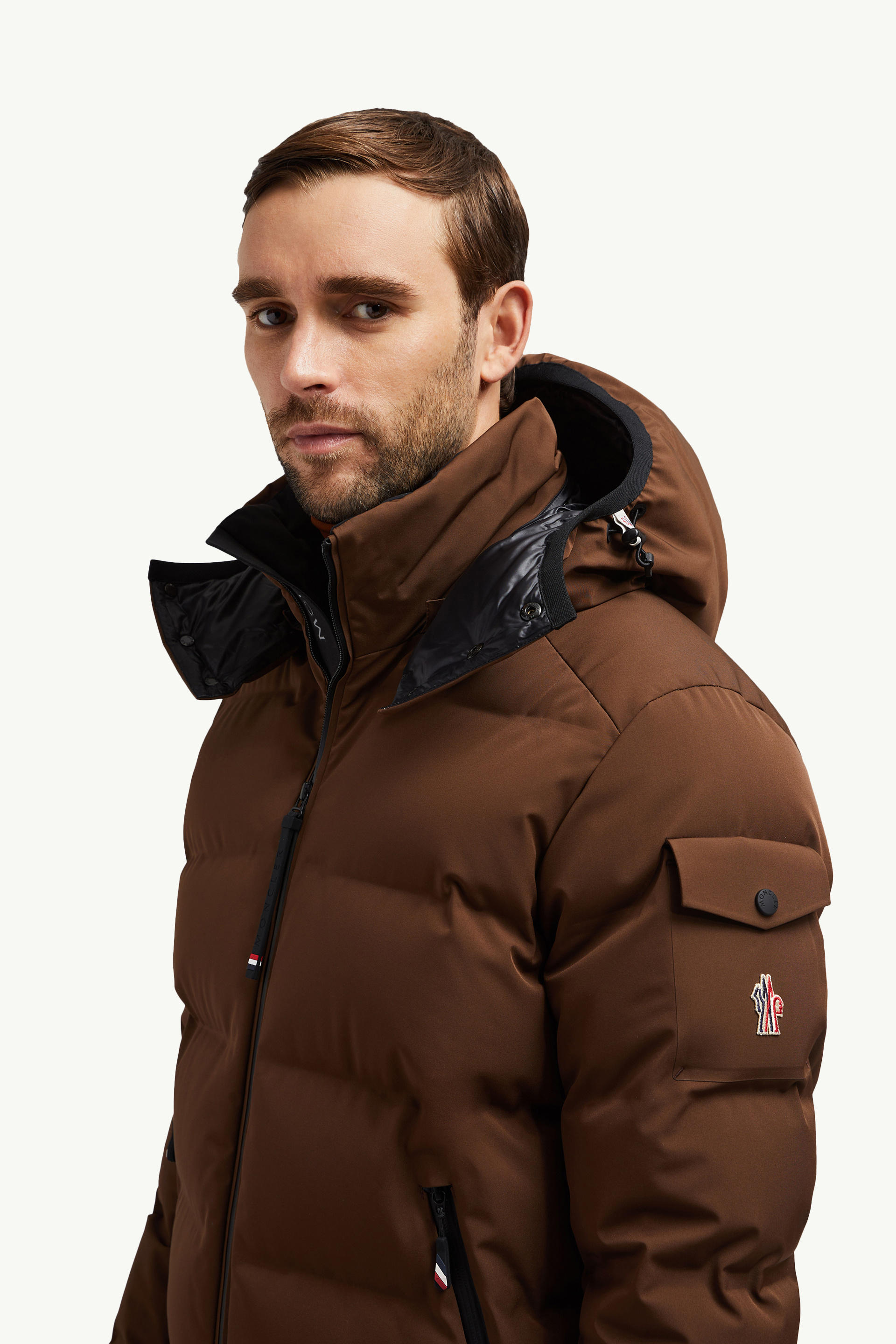 Plumífero corto Montgetech Hombre Marrón Moncler 1