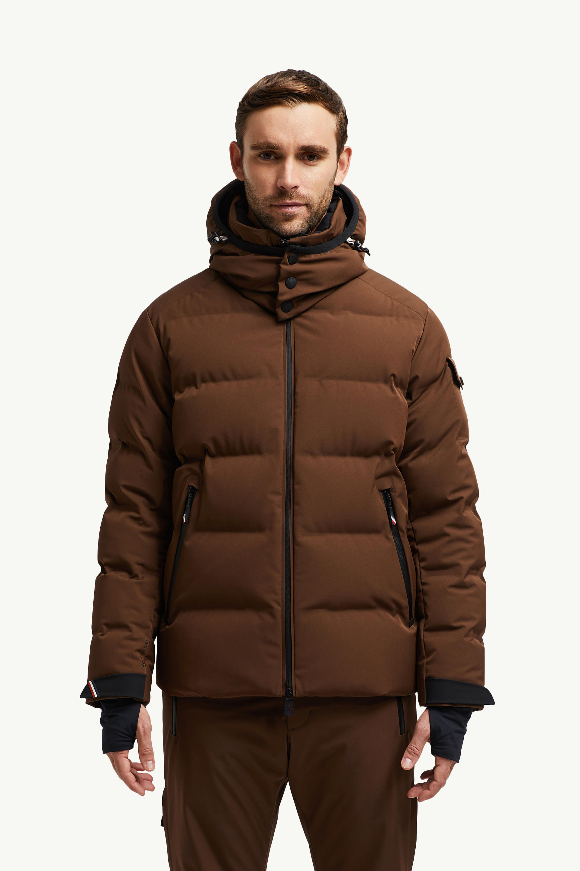 Plumífero corto Montgetech Hombre Marrón Moncler 3