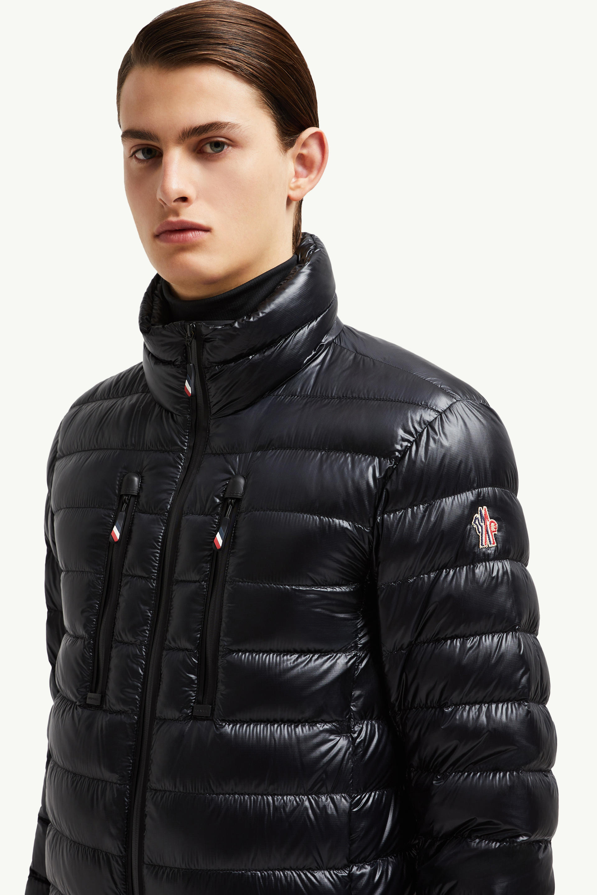 Hers Packable Short Down Jacket Men Black Moncler 1