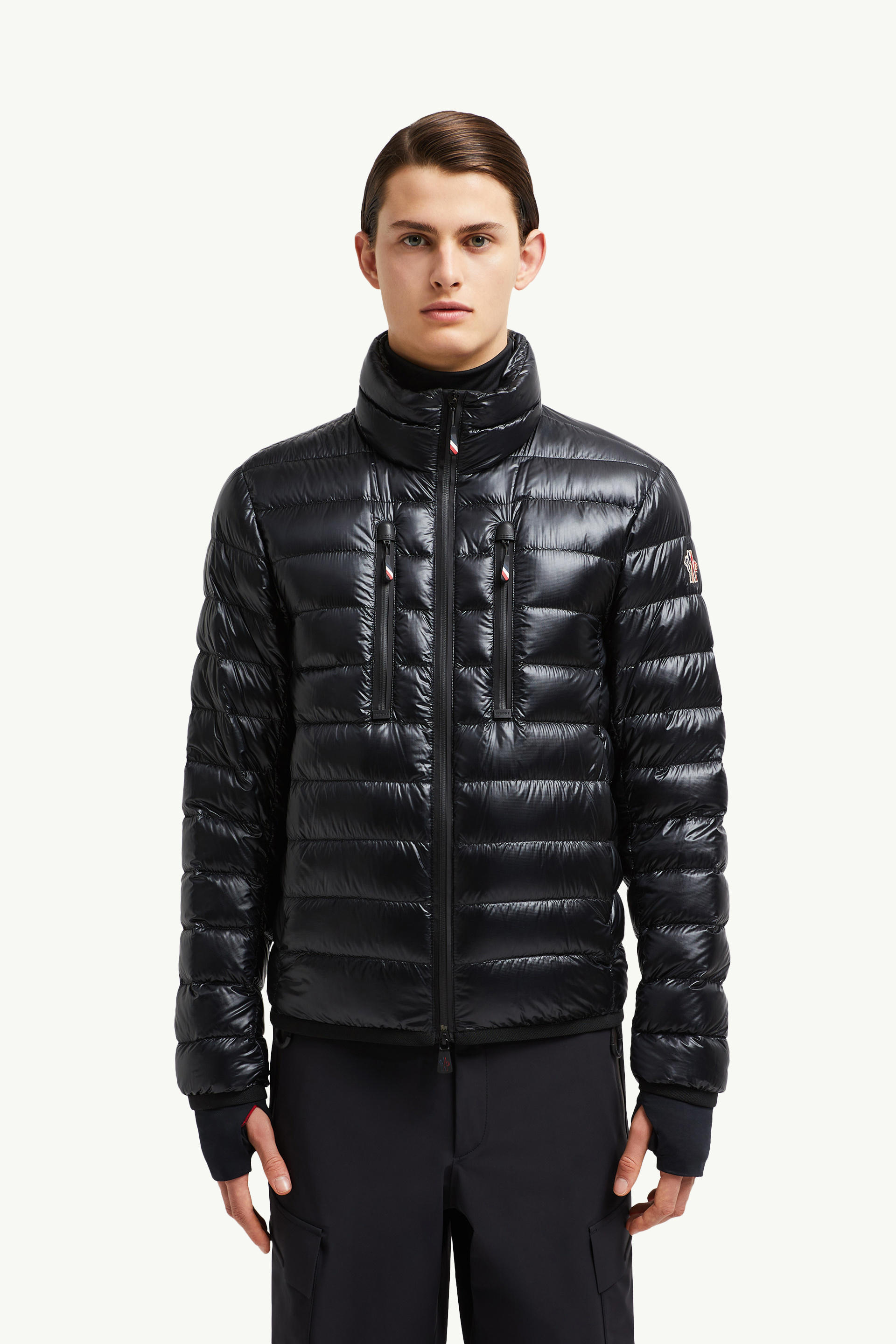 Hers Packable Short Down Jacket Men Black Moncler 3