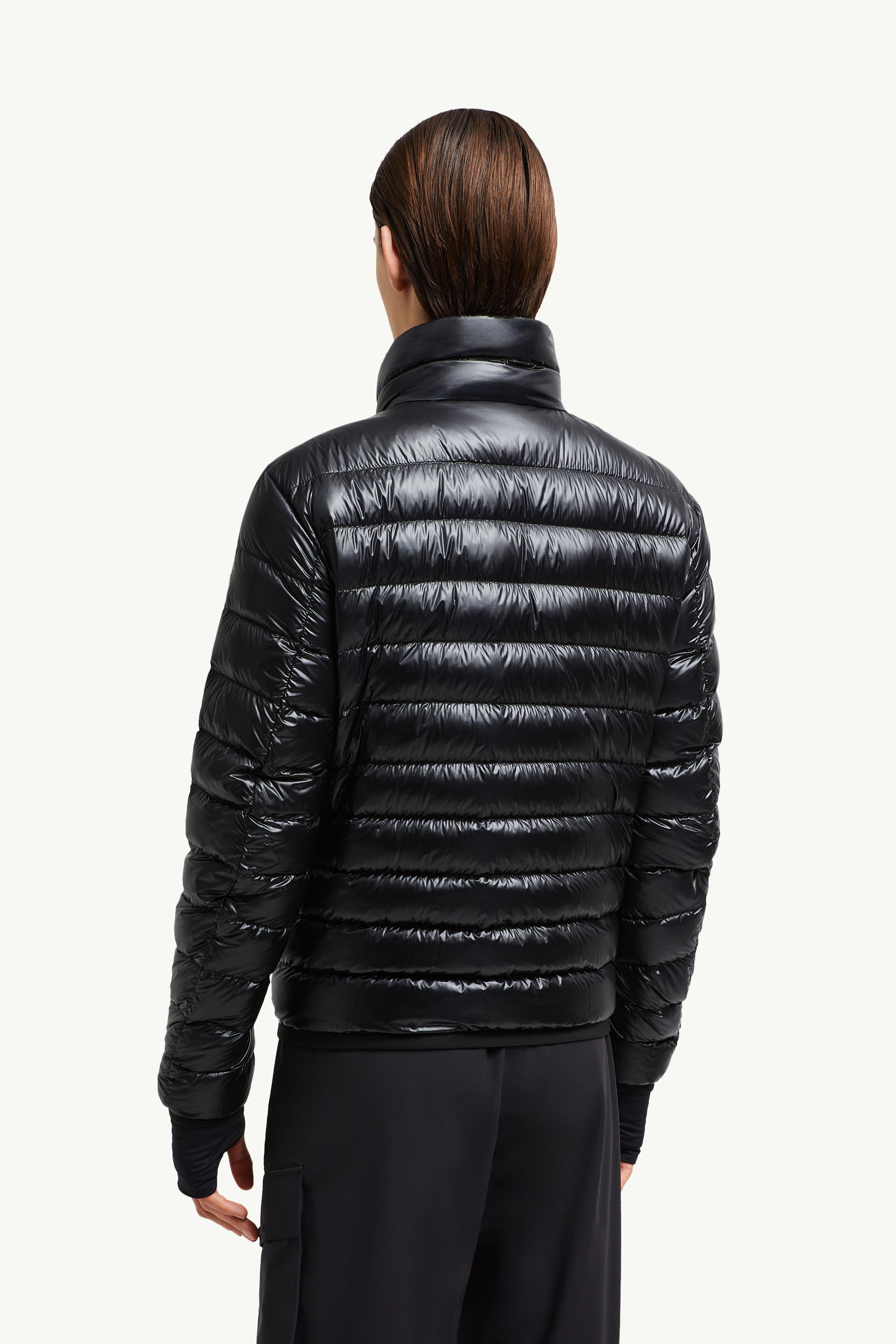 Hers Packable Short Down Jacket Men Black Moncler 4