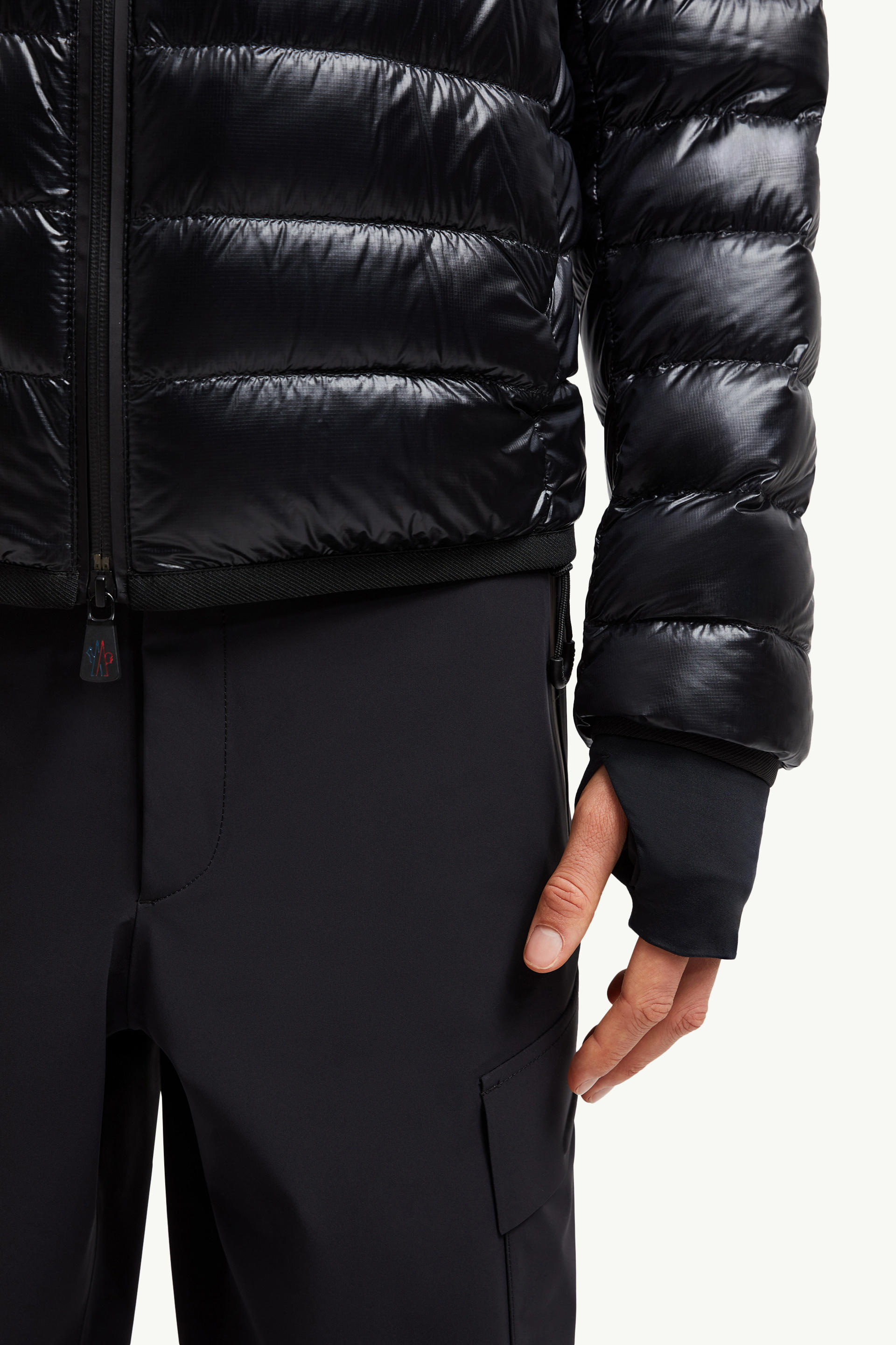 Hers Packable Short Down Jacket Men Black Moncler 6