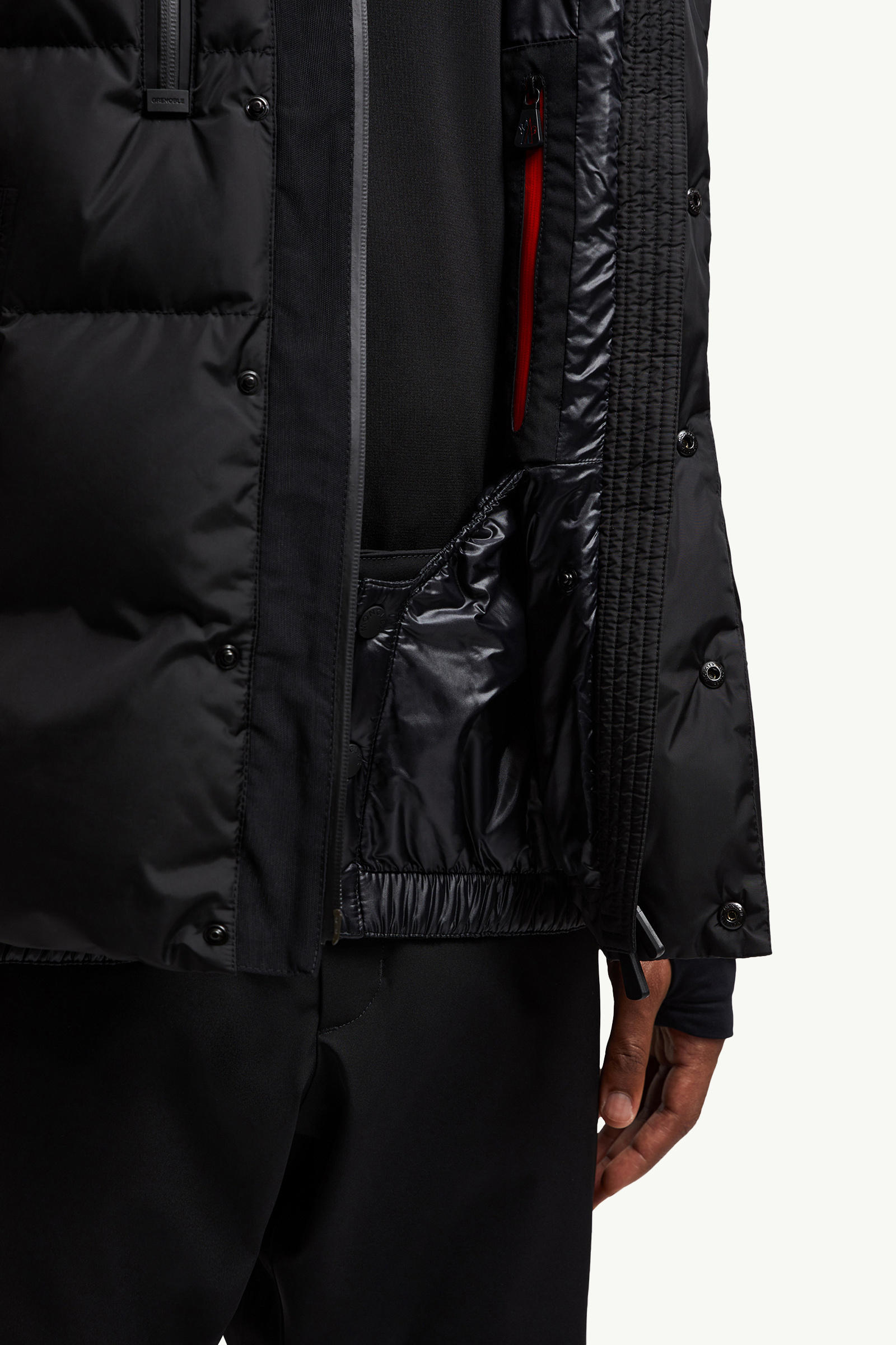 Rodenberg Double Hood Down Ski Jacket Men Black Moncler 7