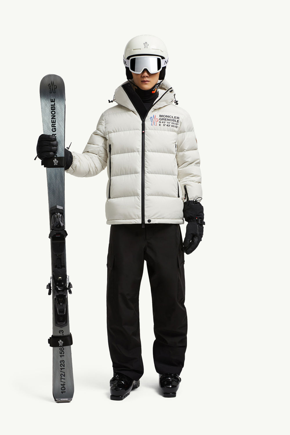 Isornoダウンスキージャケット メンズ ホワイト Moncler 0