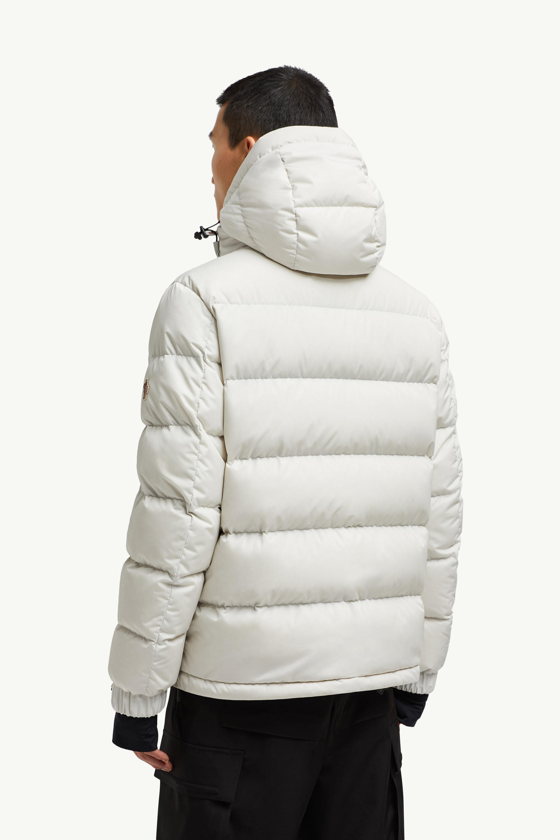 Isorno Hooded Down Ski Jacket Men White Moncler 4