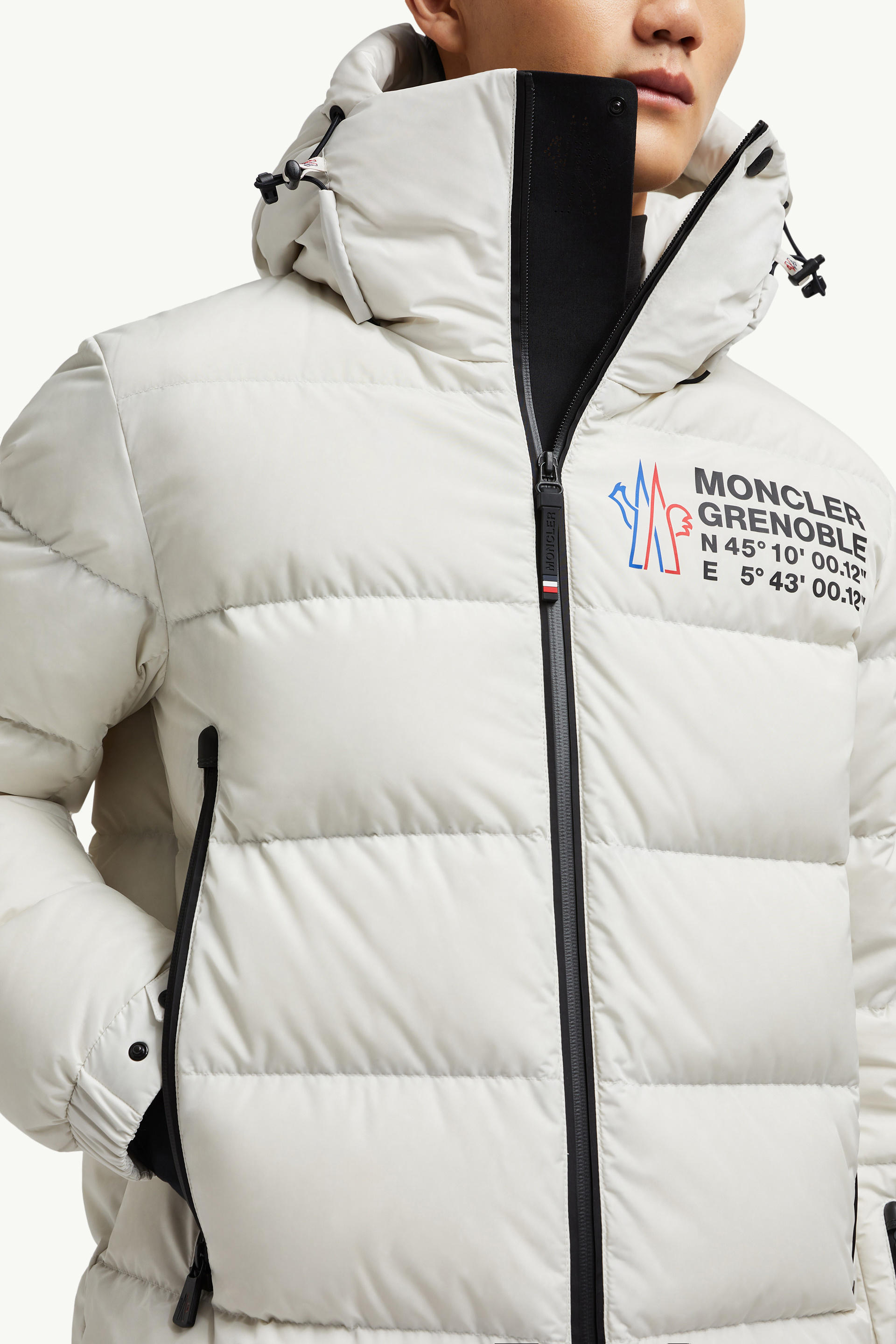 Isorno Hooded Down Ski Jacket Men White Moncler 6