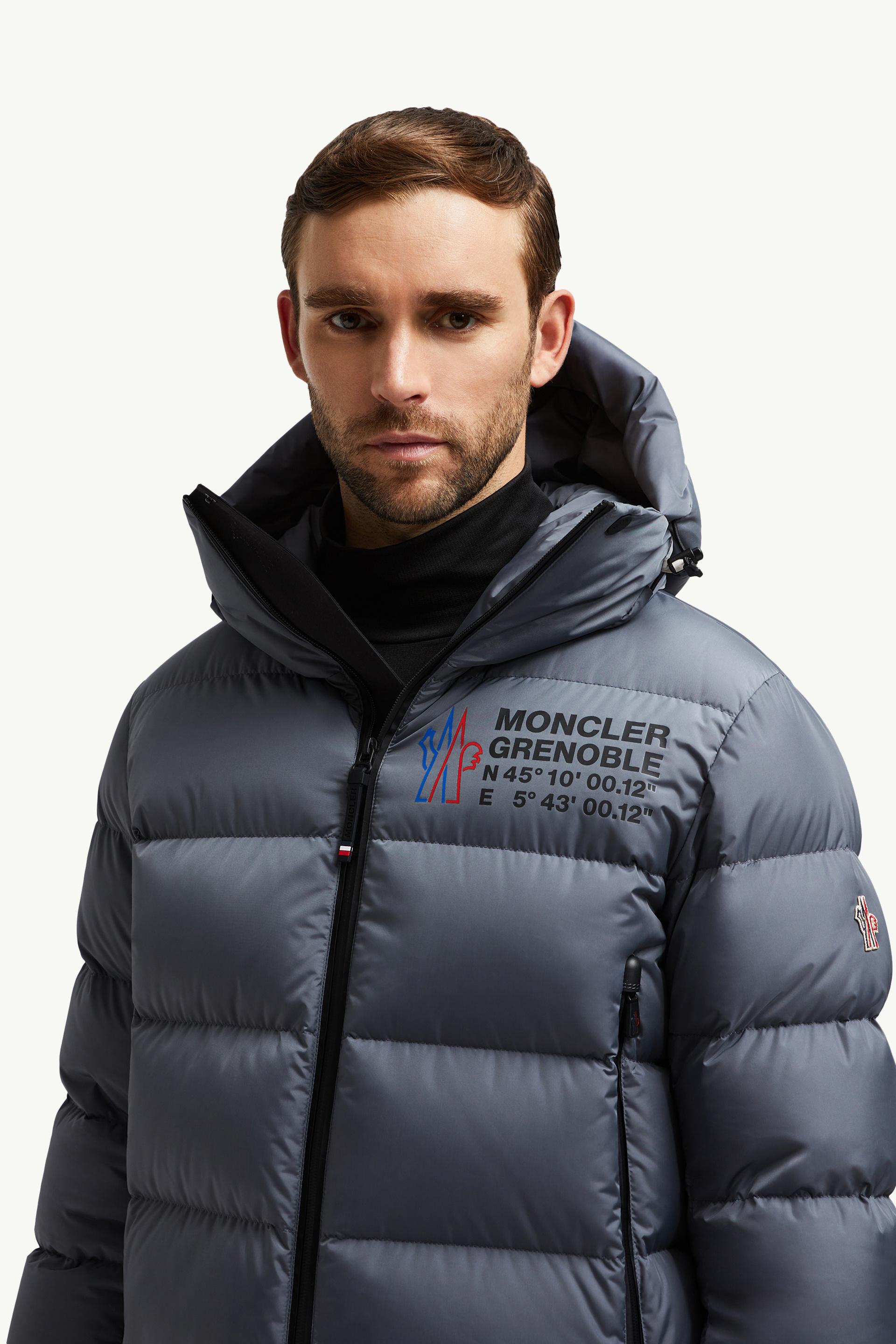 Isorno Hooded Down Ski Jacket Men Dark Gray Moncler 1