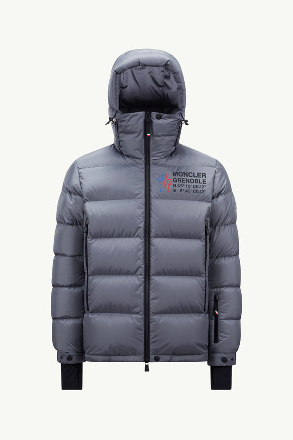 Isorno Hooded Down Ski Jacket Men Dark Gray Moncler 2