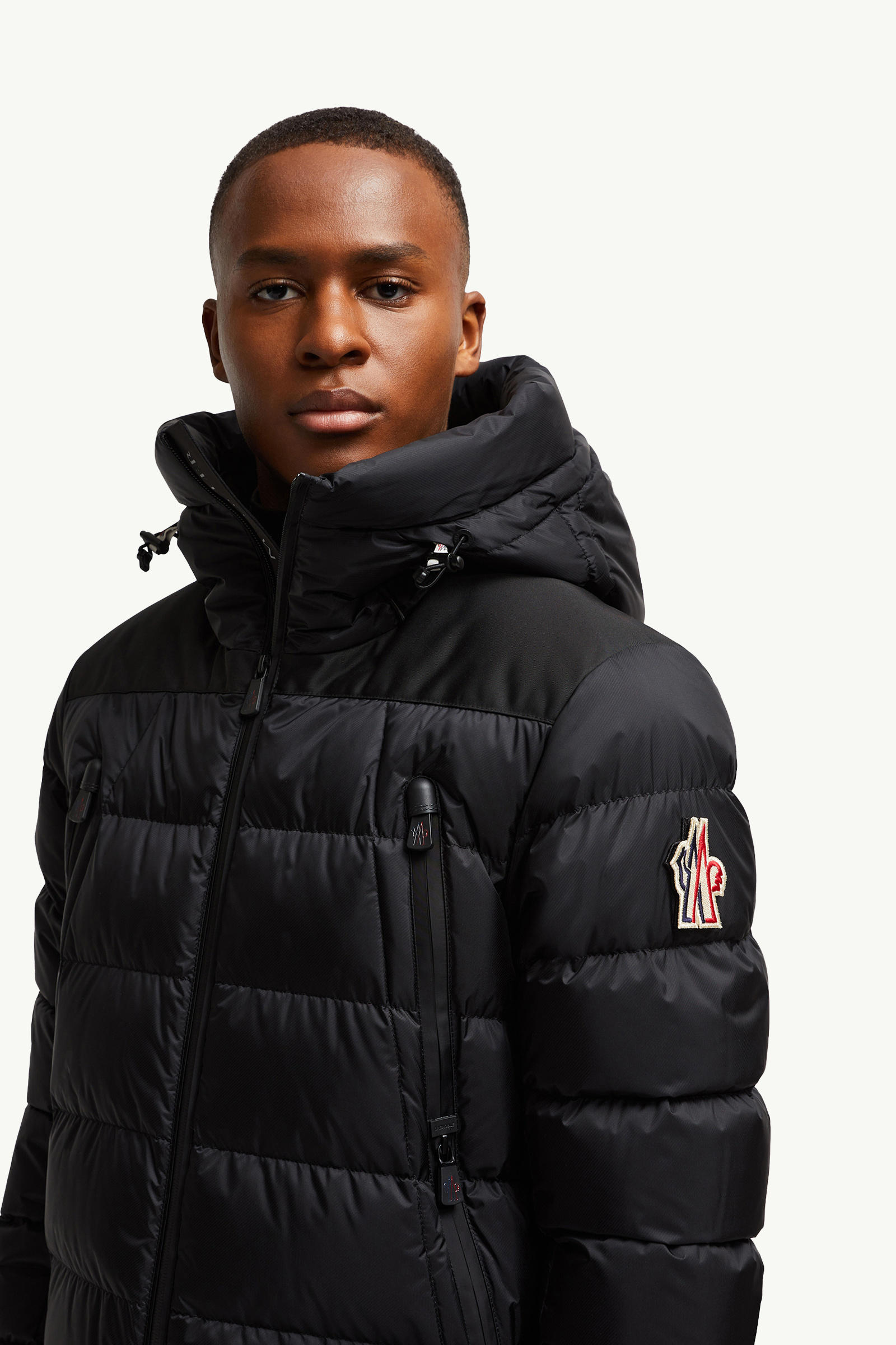 Camurac Daunen-Skijacke mit Kapuze Herren Schwarz Moncler 1
