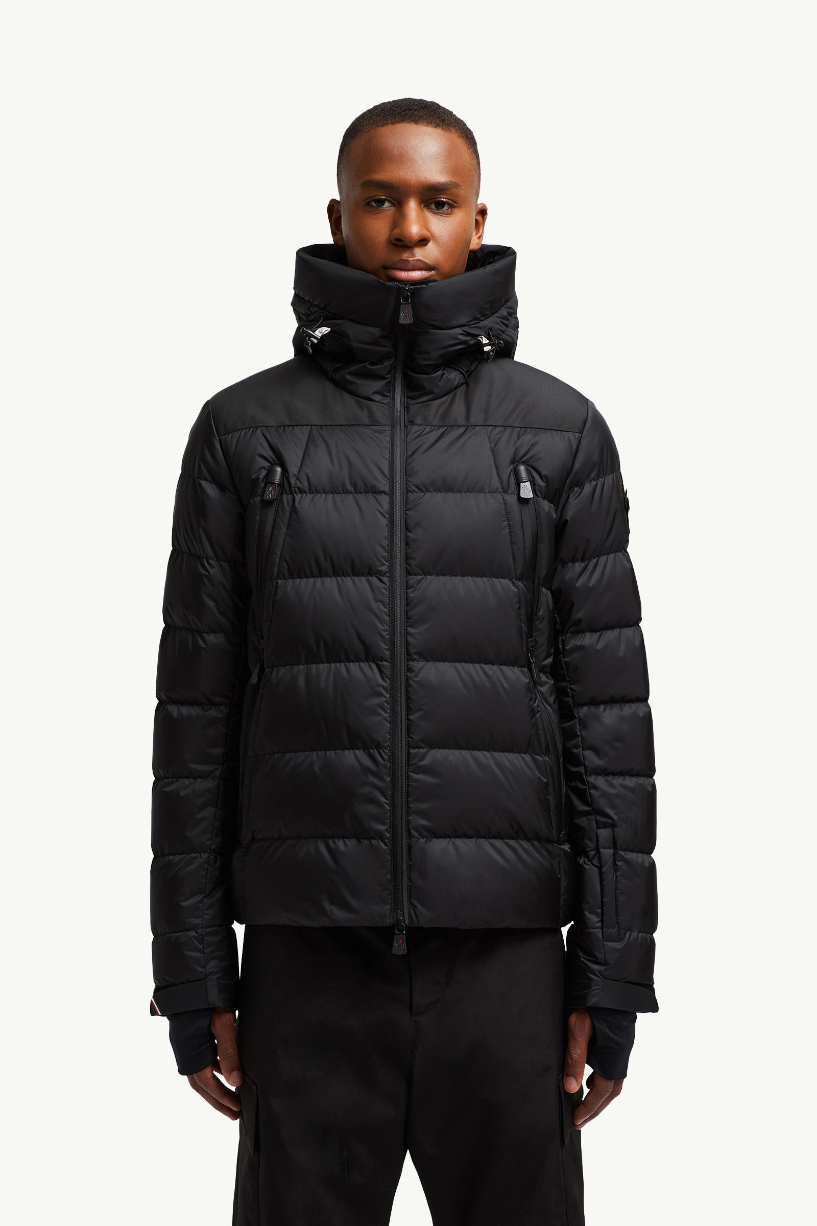 Camurac Daunen-Skijacke mit Kapuze Herren Schwarz Moncler 3