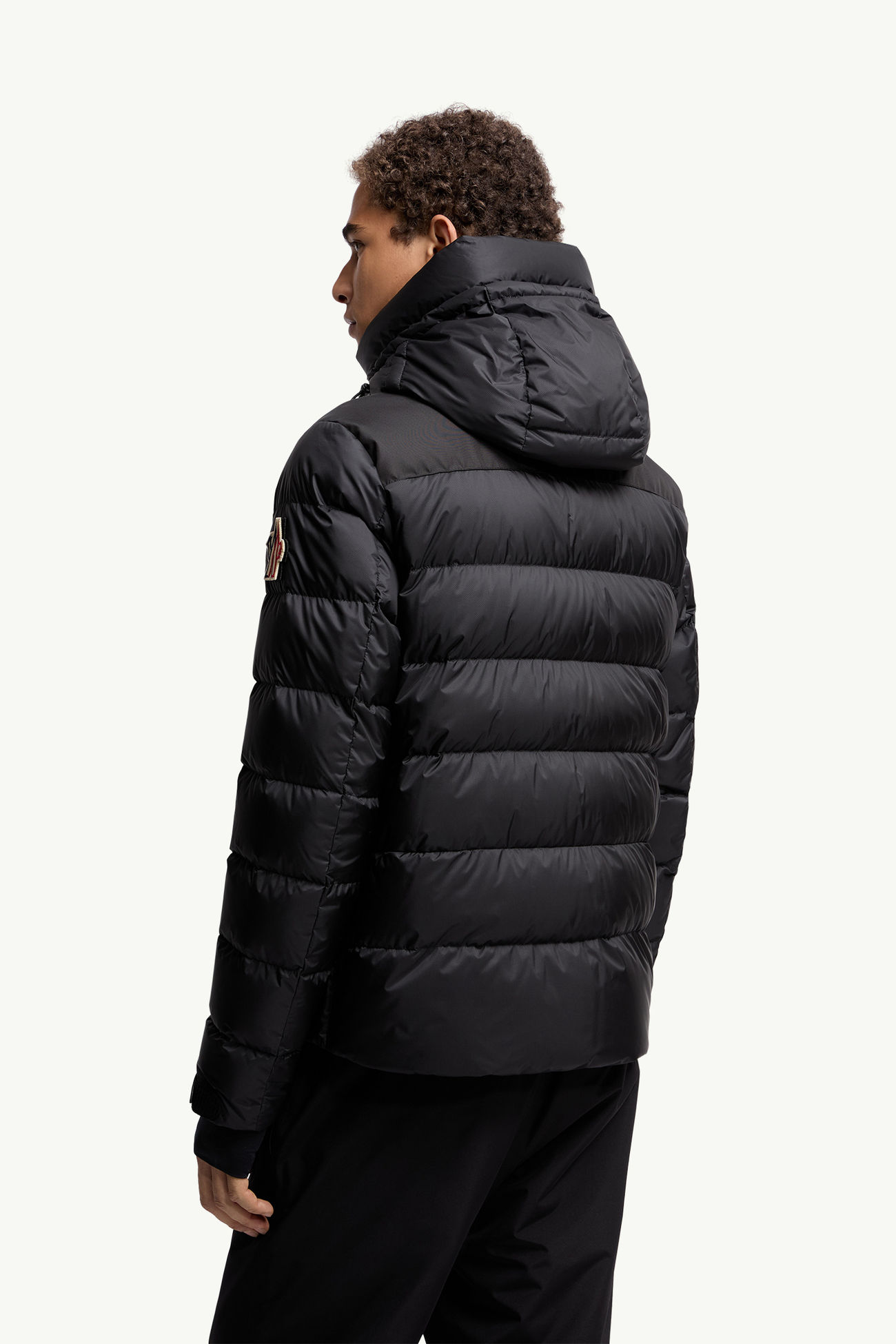Camurac Hooded Ski Down Jacket Men Black Moncler 4